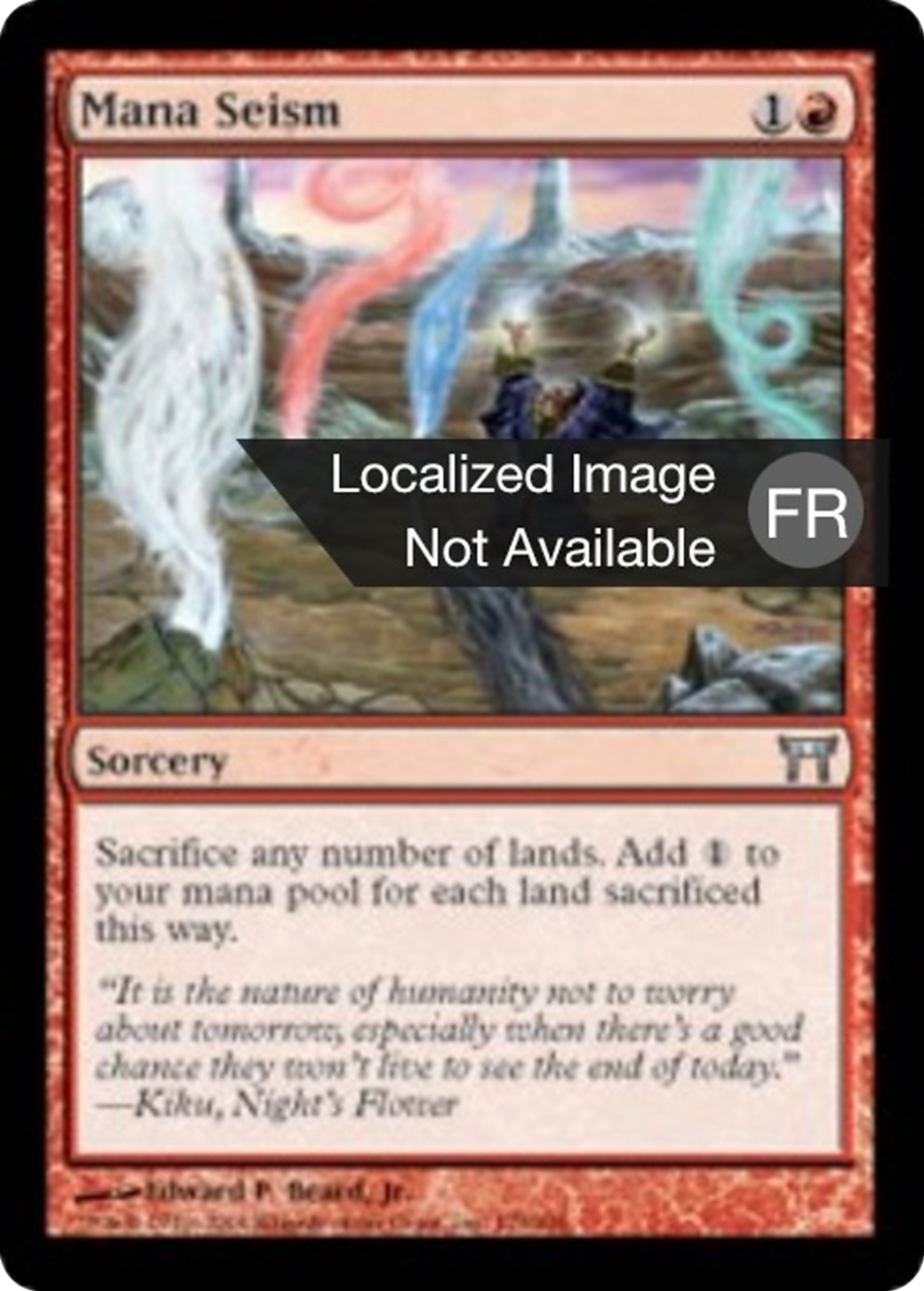 Séisme de mana — Champions of Kamigawa — Magic: The Gathering