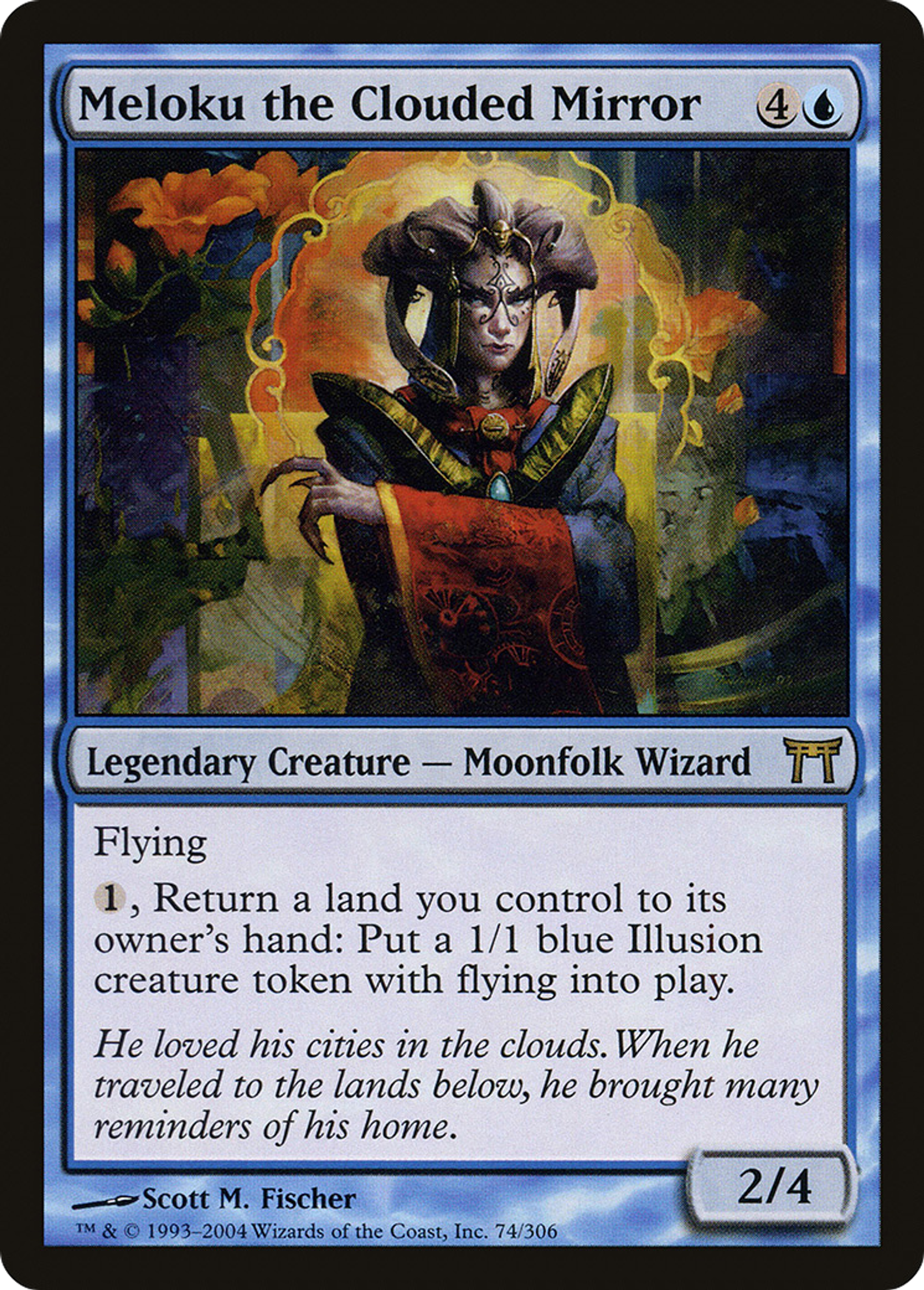 Meloku le Miroir voilé — Champions of Kamigawa — Magic: The Gathering