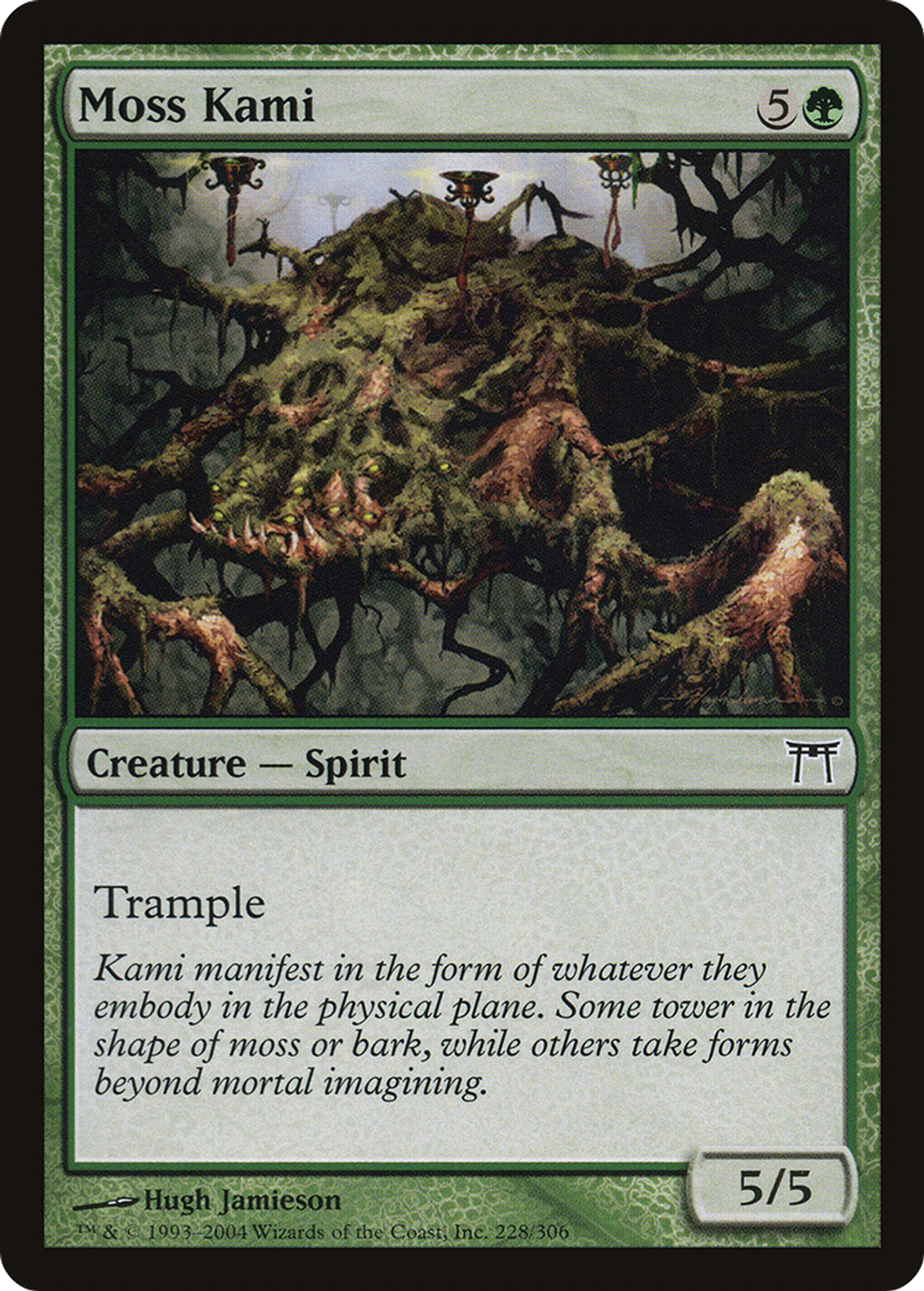 Kami de mousse — Champions of Kamigawa — Magic: The Gathering