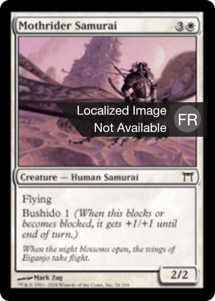 Samouraï chevauche-phalène — Champions of Kamigawa — Magic: The Gathering