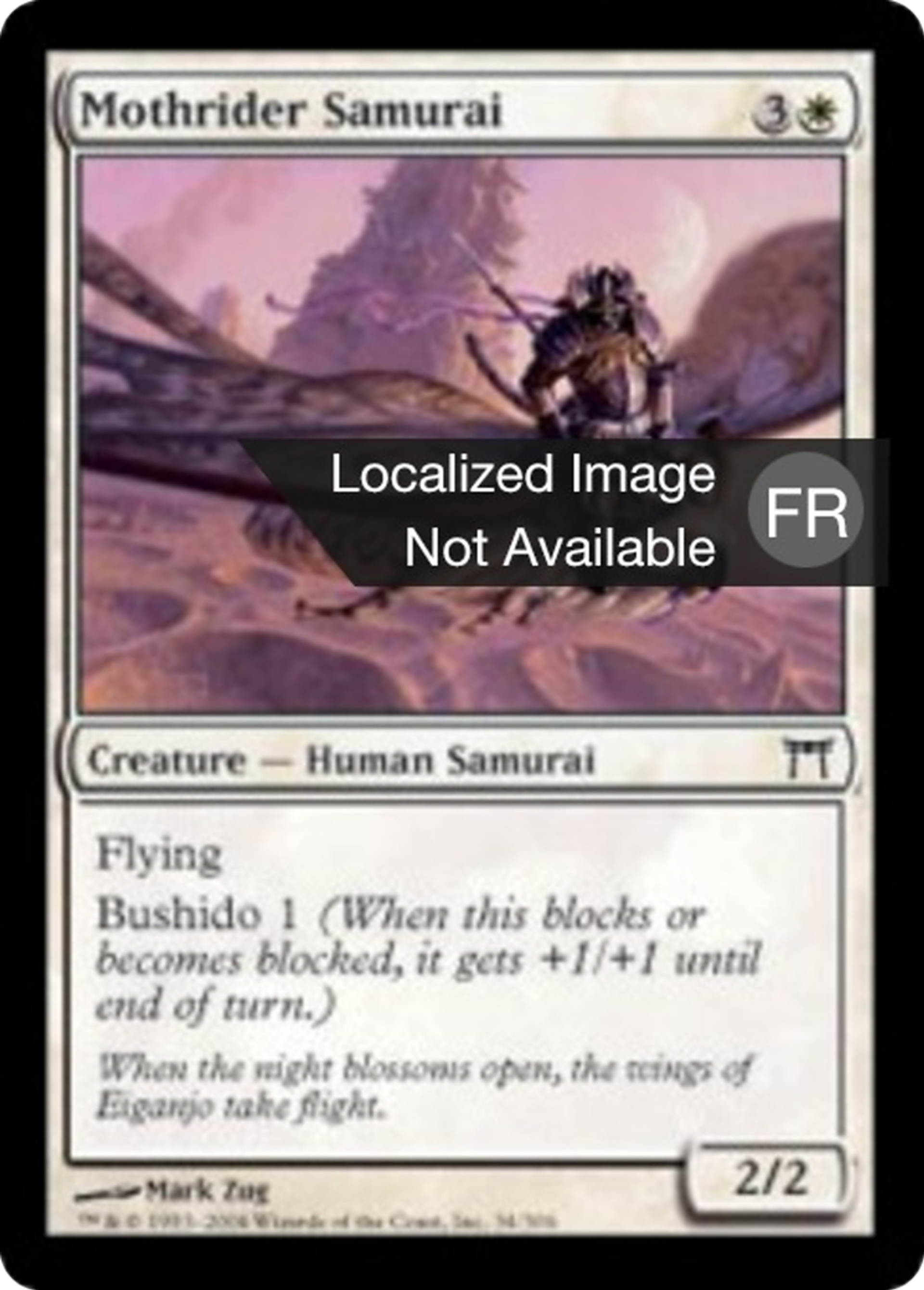 Samouraï chevauche-phalène — Champions of Kamigawa — Magic: The Gathering