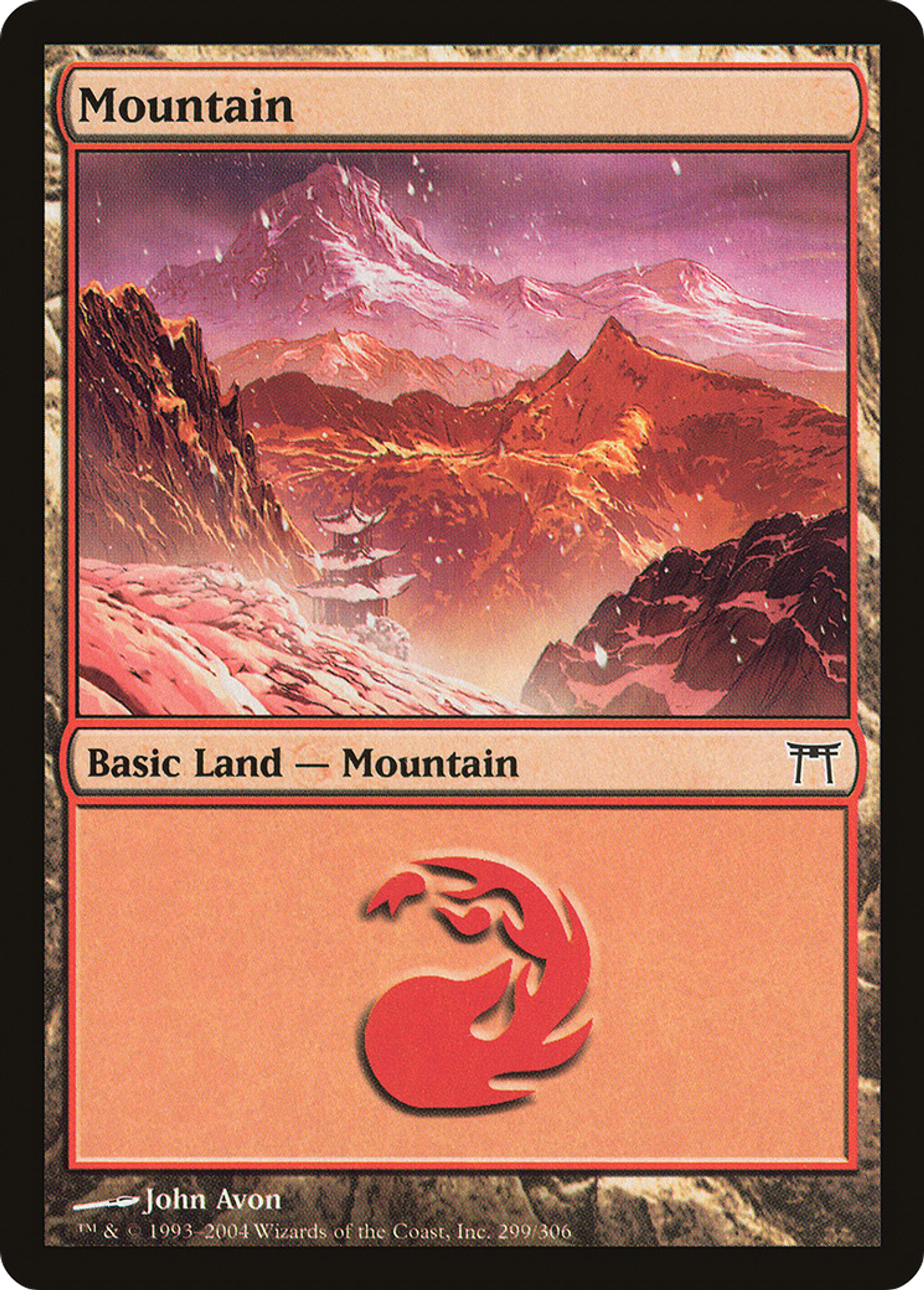 Montagne — Champions of Kamigawa — Magic: The Gathering