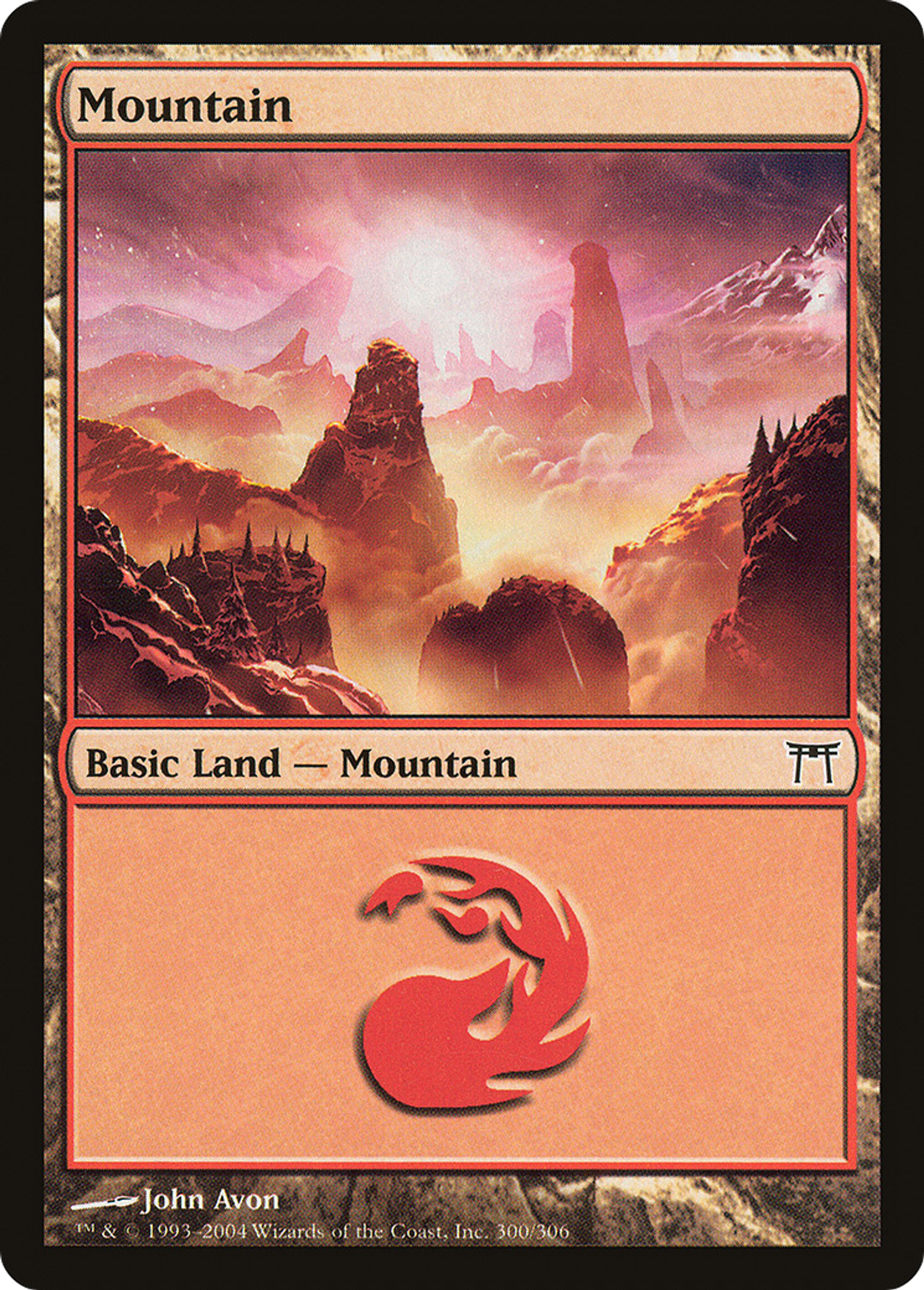 Montagne — Champions of Kamigawa — Magic: The Gathering