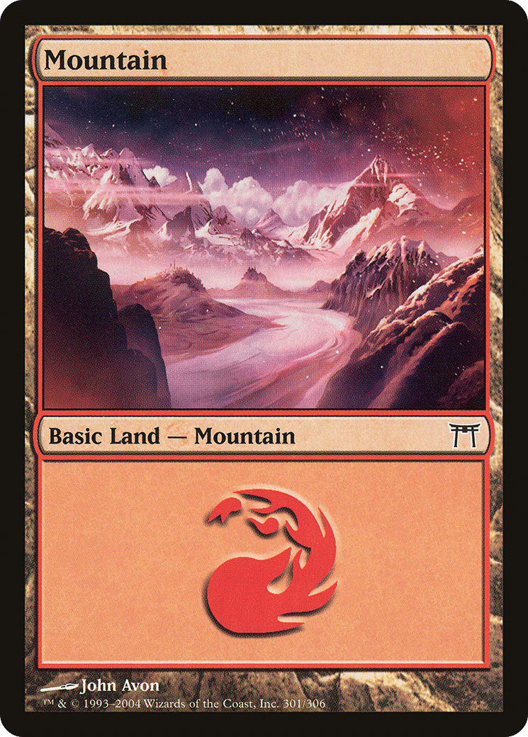 Mountain — Champions of Kamigawa — Magic: The Gathering