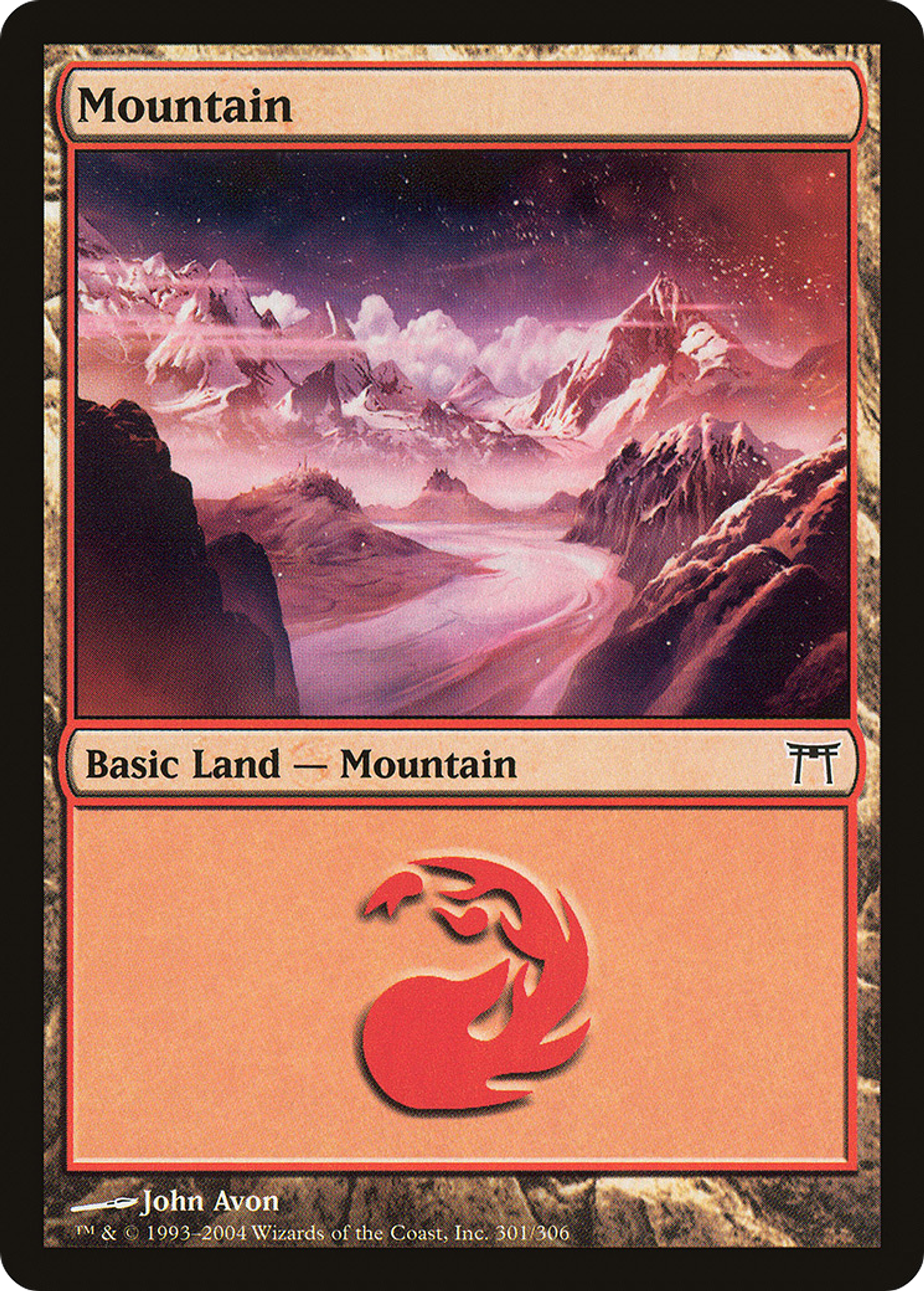 Montagne — Champions of Kamigawa — Magic: The Gathering