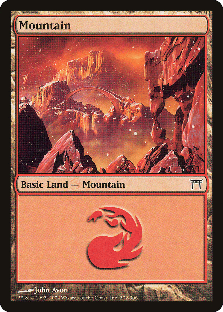Mountain — Champions of Kamigawa — Magic: The Gathering