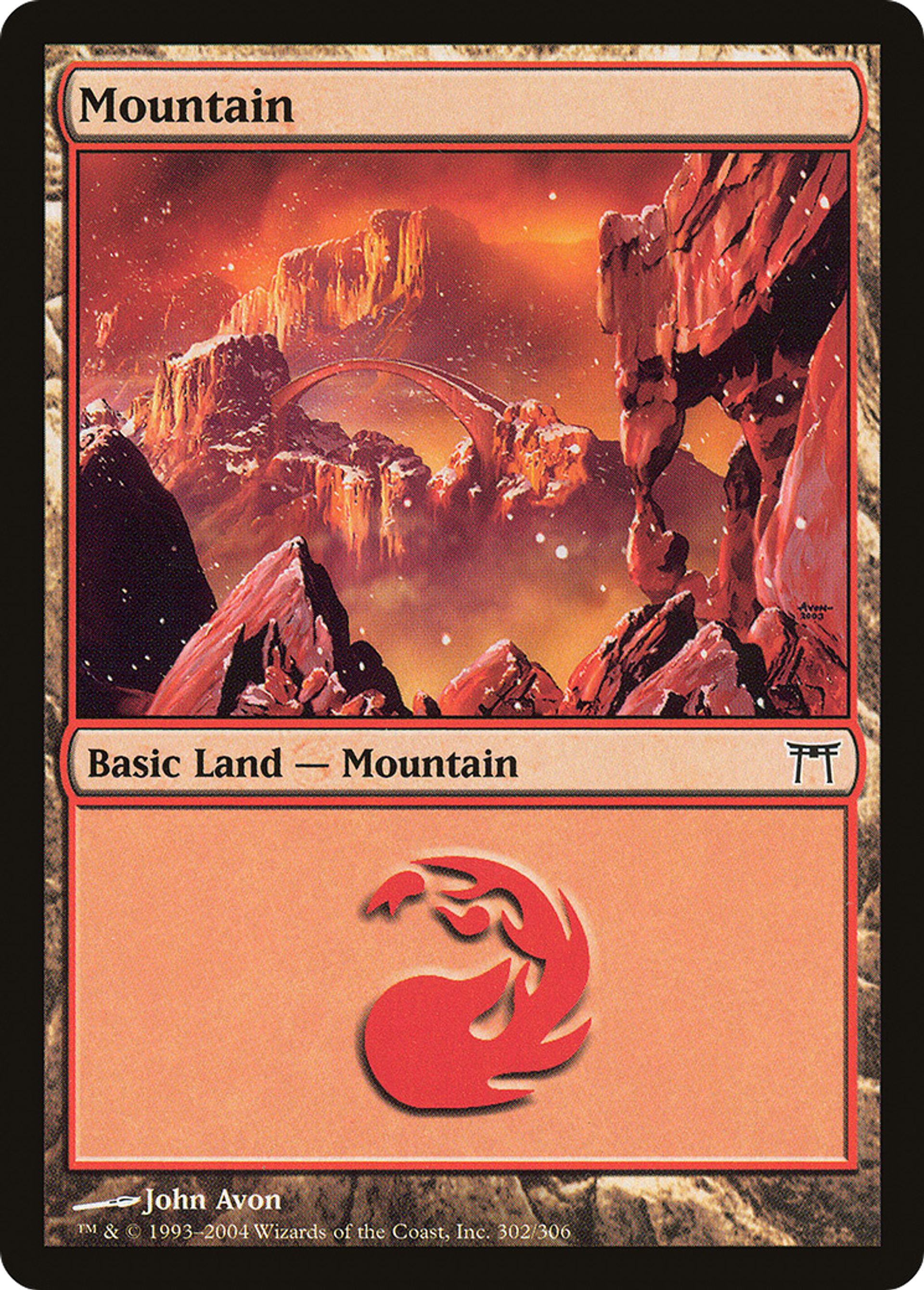 Montagne — Champions of Kamigawa — Magic: The Gathering