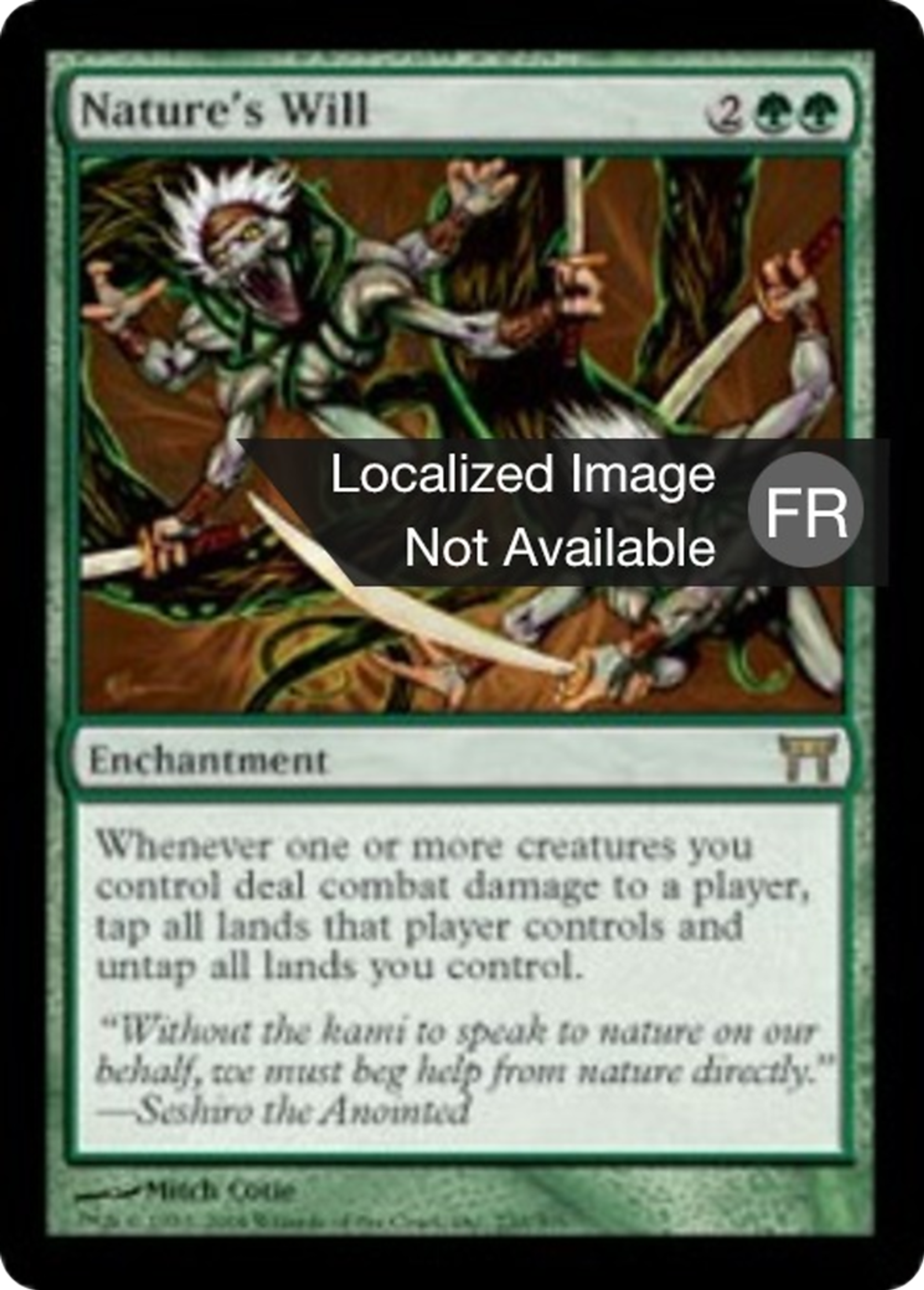 Volonté de la nature — Champions of Kamigawa — Magic: The Gathering