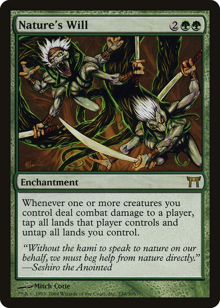 Nature's Will — Champions of Kamigawa — Magic: The Gathering