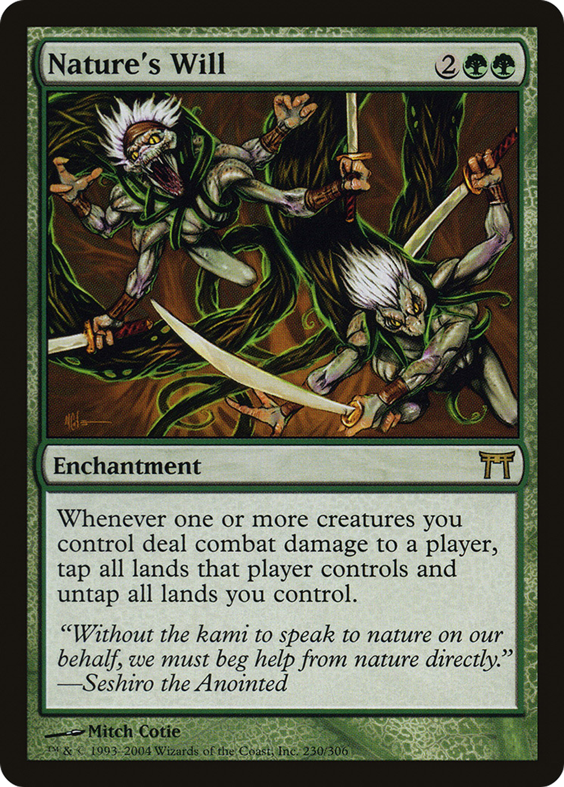 Volonté de la nature — Champions of Kamigawa — Magic: The Gathering