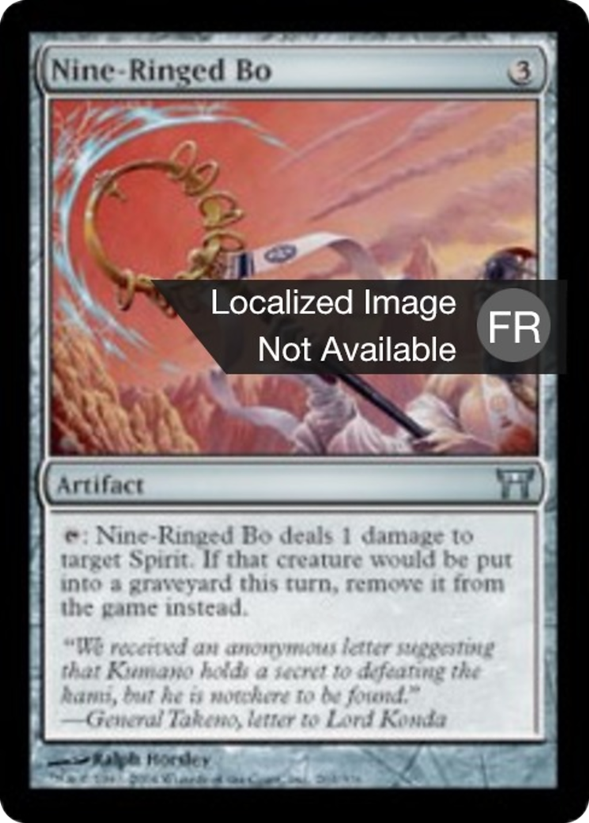 Bo aux neuf anneaux — Champions of Kamigawa — Magic: The Gathering
