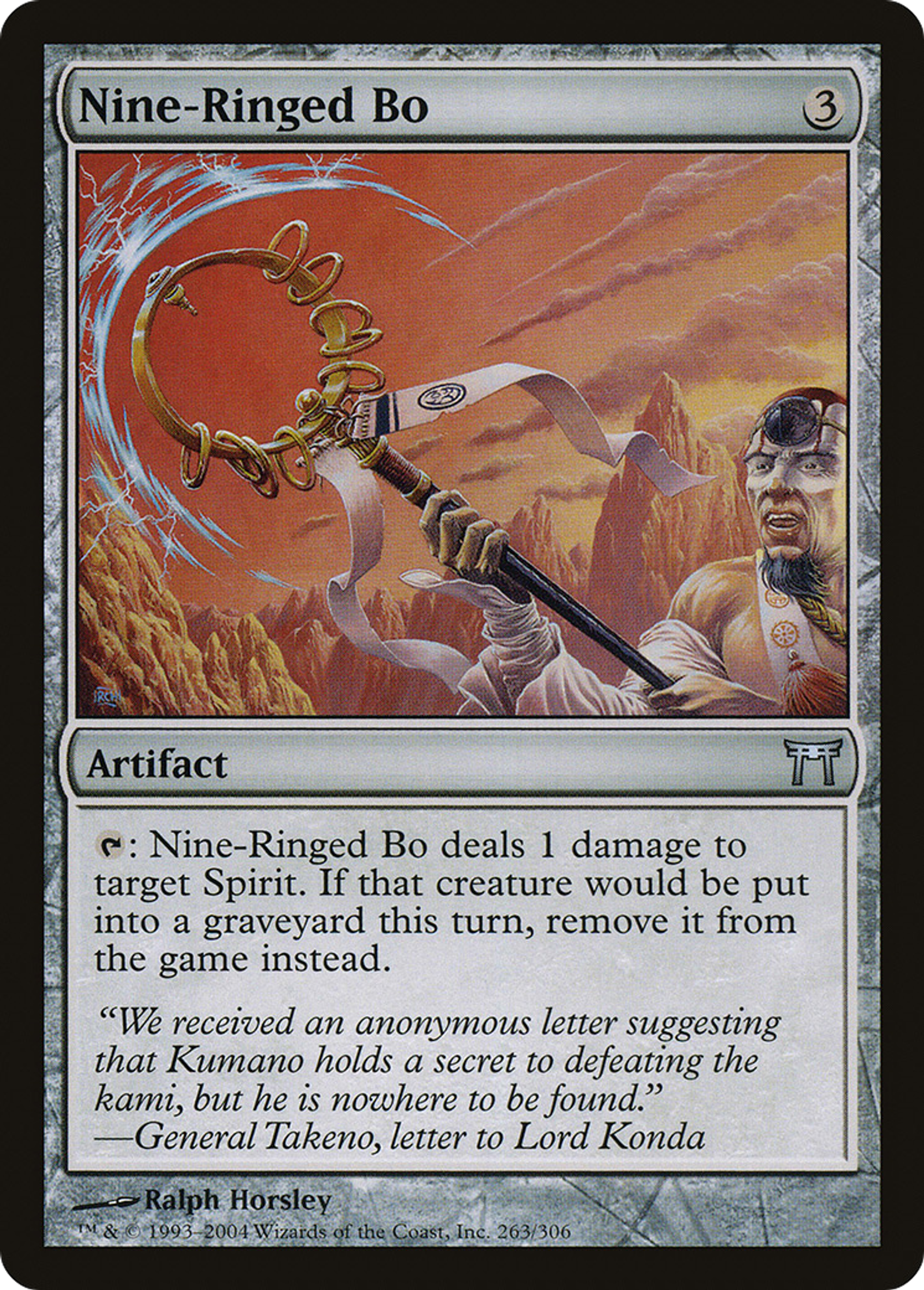Bo aux neuf anneaux — Champions of Kamigawa — Magic: The Gathering