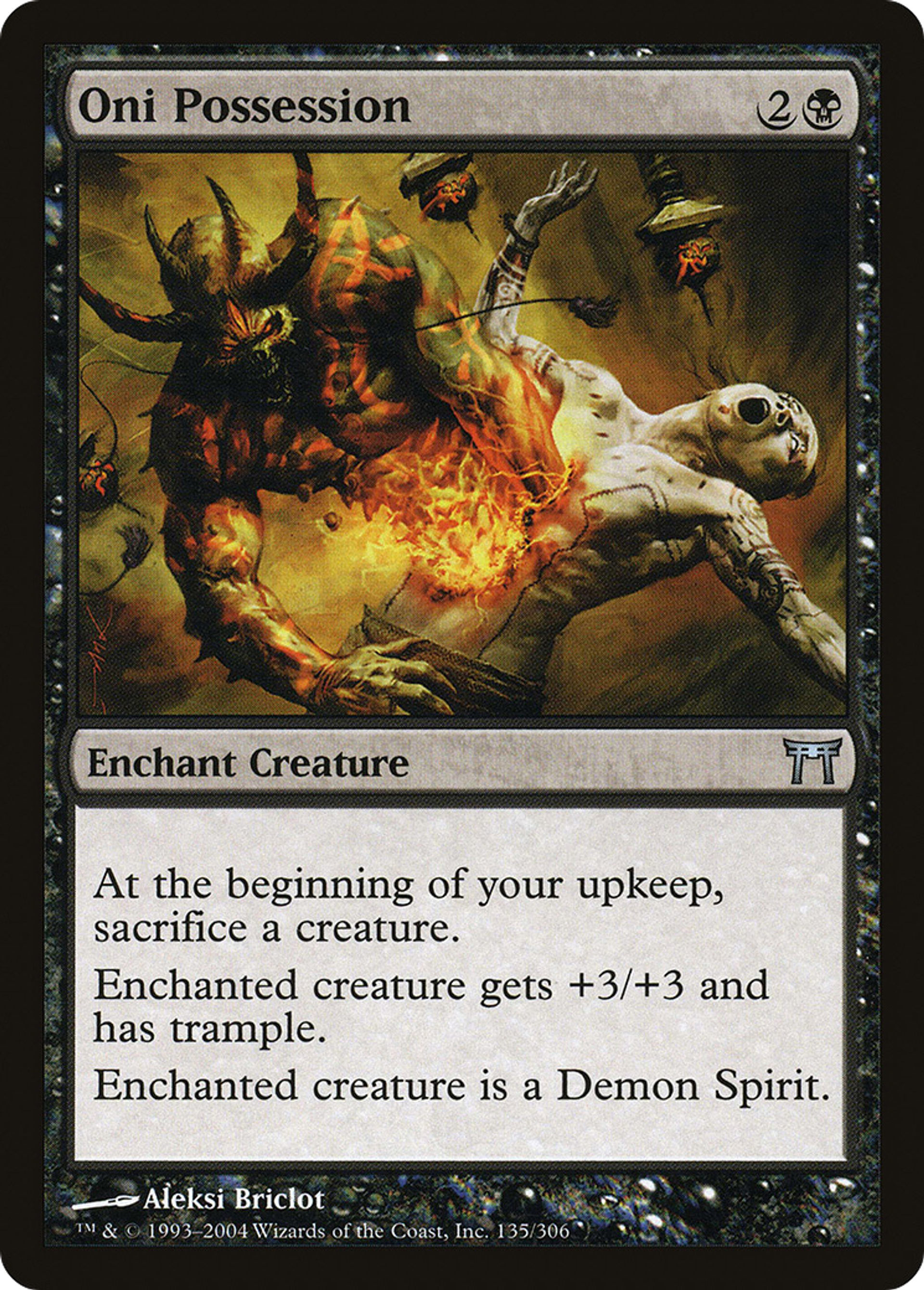 Possession par un oni — Champions of Kamigawa — Magic: The Gathering