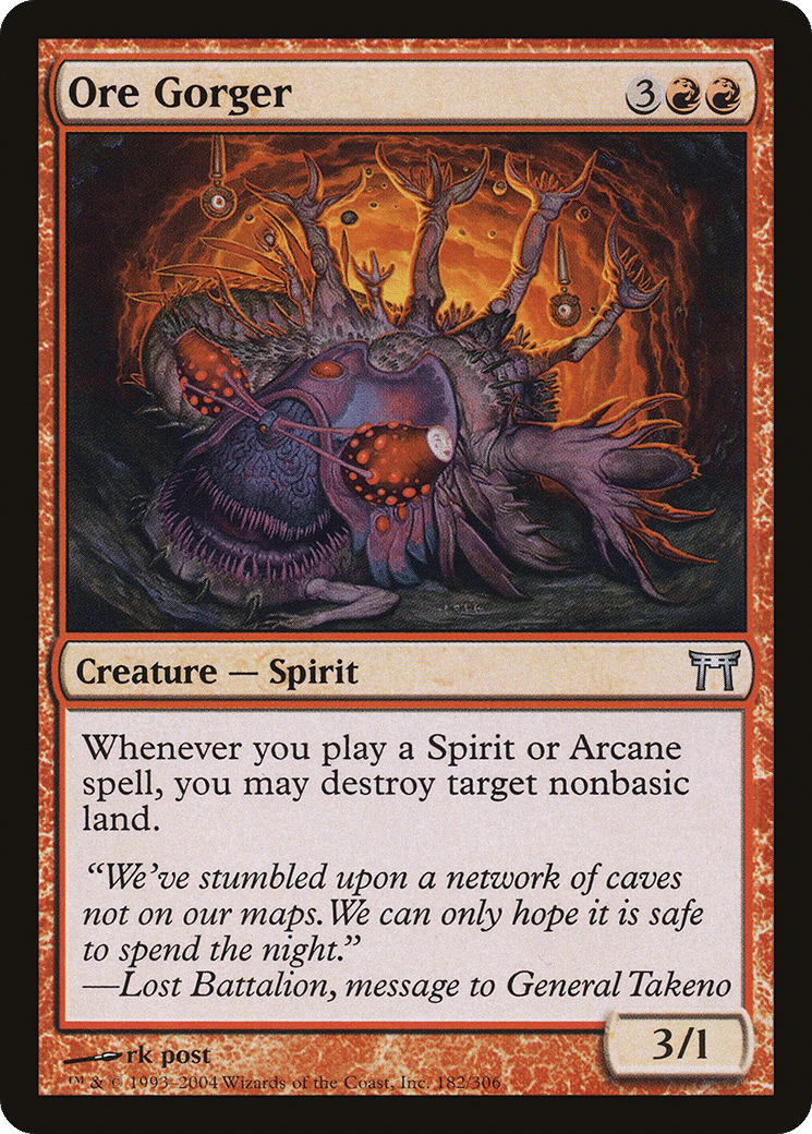 Ore Gorger — Champions of Kamigawa — Magic: The Gathering
