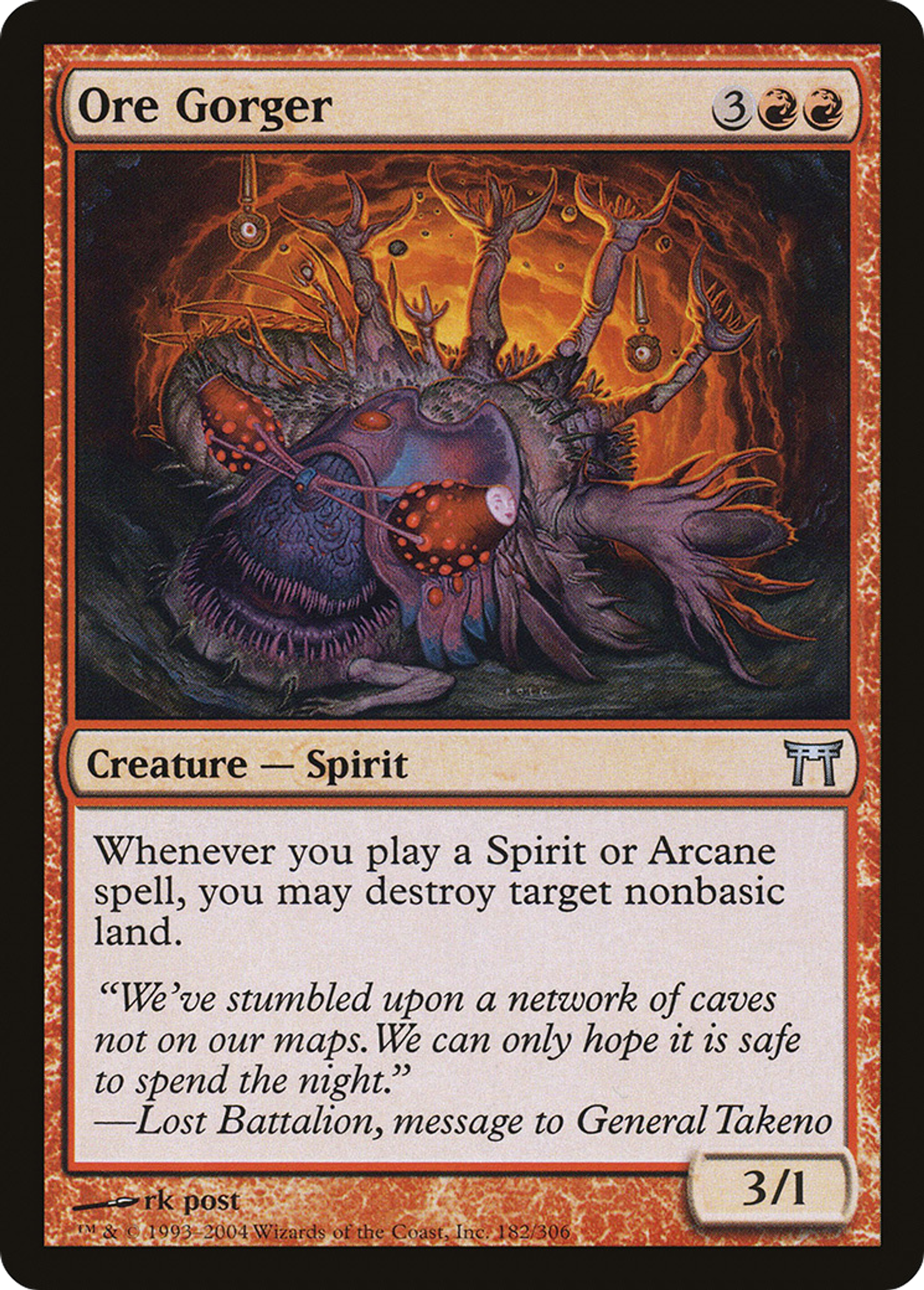 Avaleur de minerai — Champions of Kamigawa — Magic: The Gathering