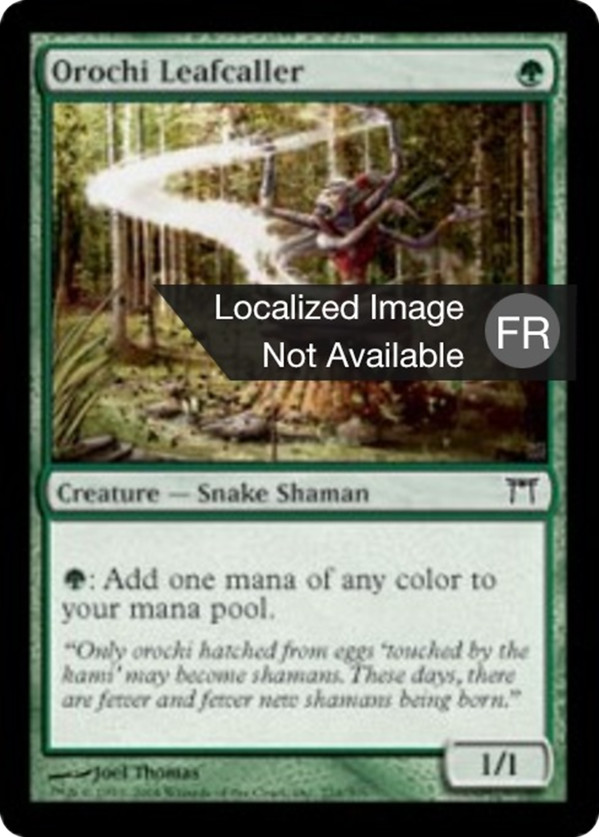 Meneuse aux feuilles orochi — Champions of Kamigawa — Magic: The Gathering