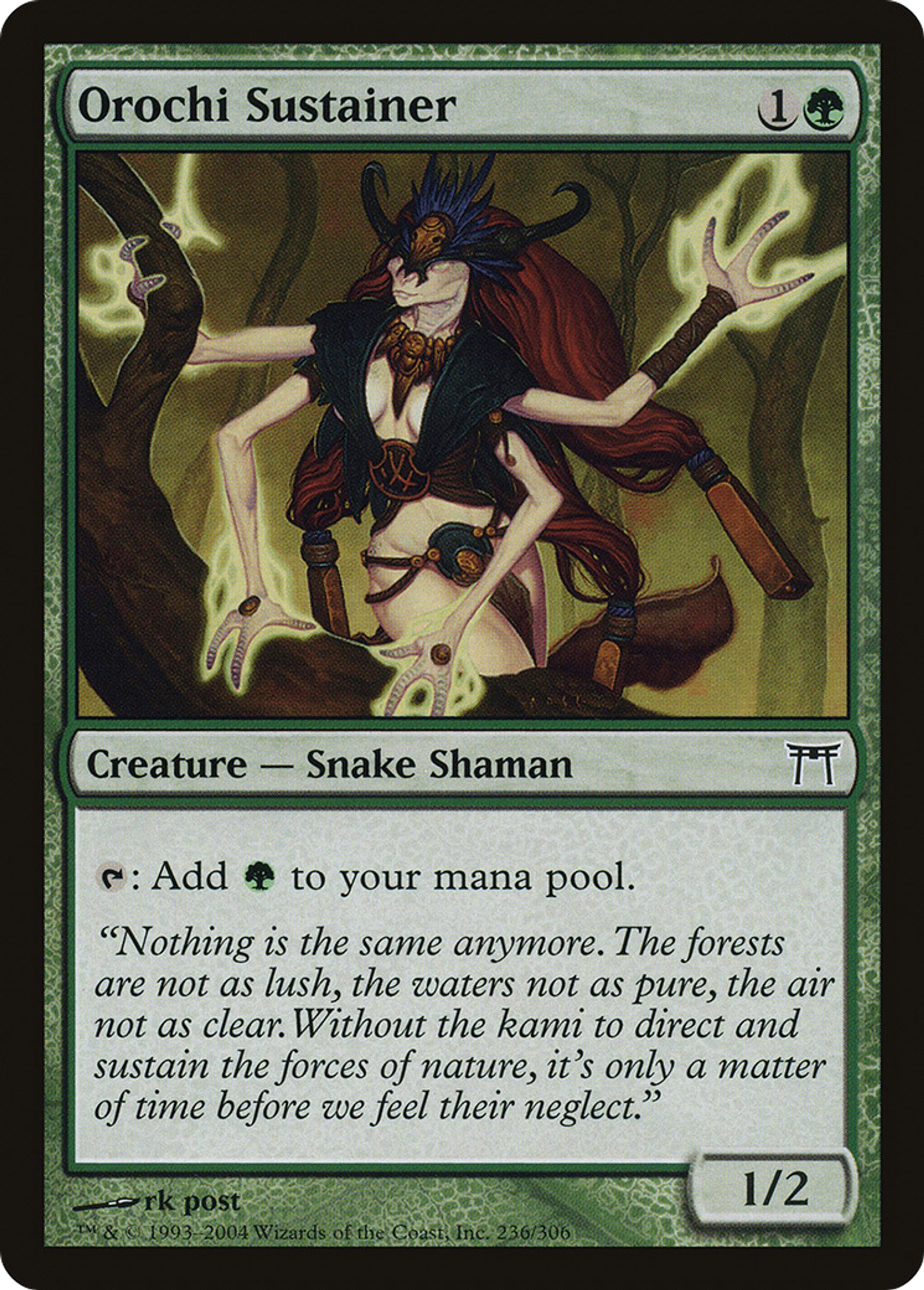 Nourrisseuse orochi — Champions of Kamigawa — Magic: The Gathering