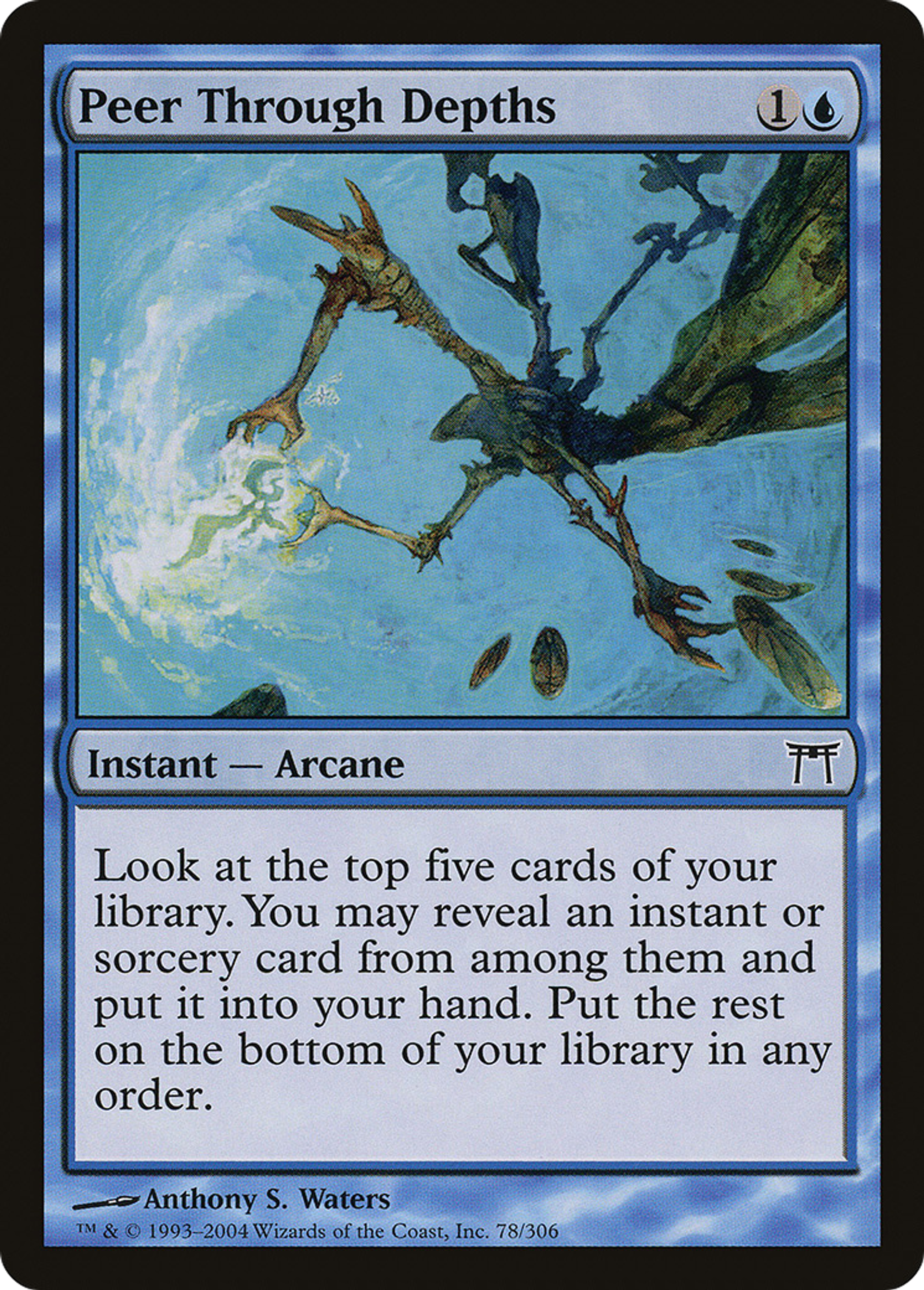 Sonder les profondeurs — Champions of Kamigawa — Magic: The Gathering