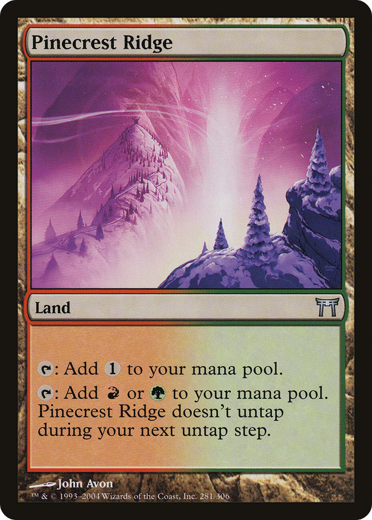 Pinecrest Ridge — Champions of Kamigawa — Magic: The Gathering