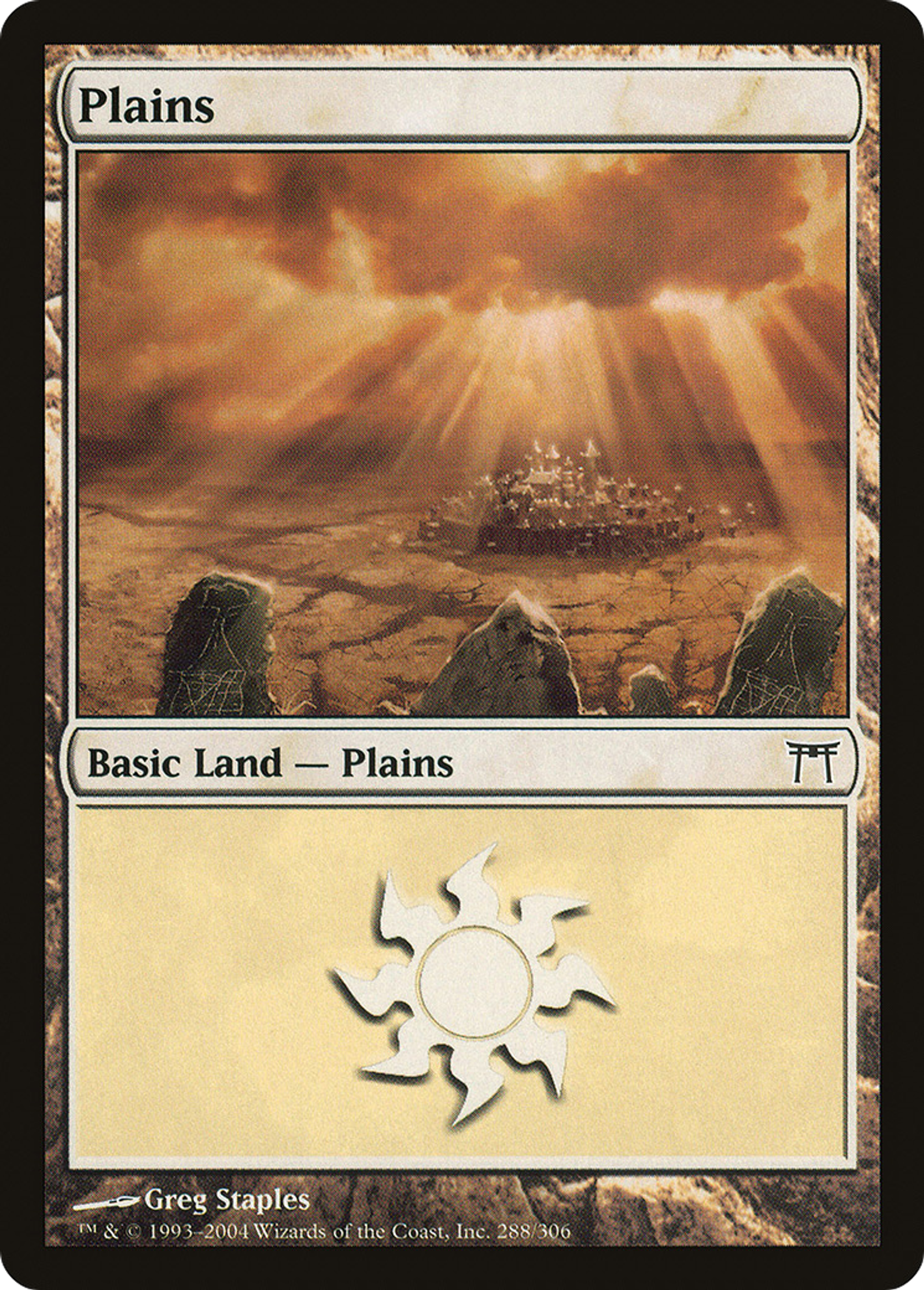 Plaine — Champions of Kamigawa — Magic: The Gathering