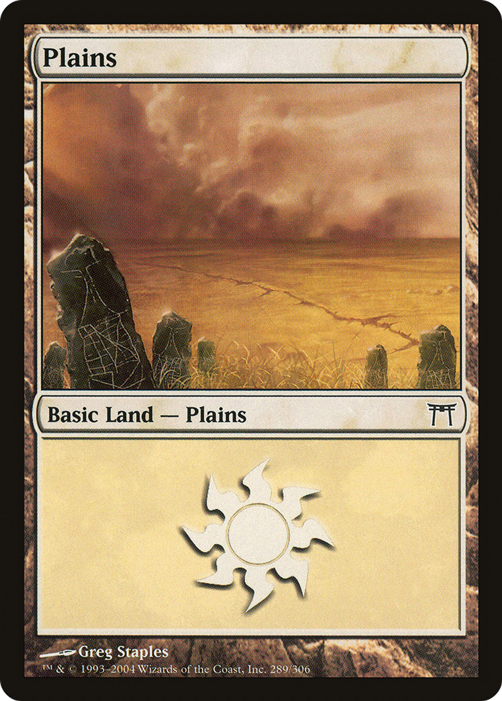 Plaine — Champions of Kamigawa — Magic: The Gathering