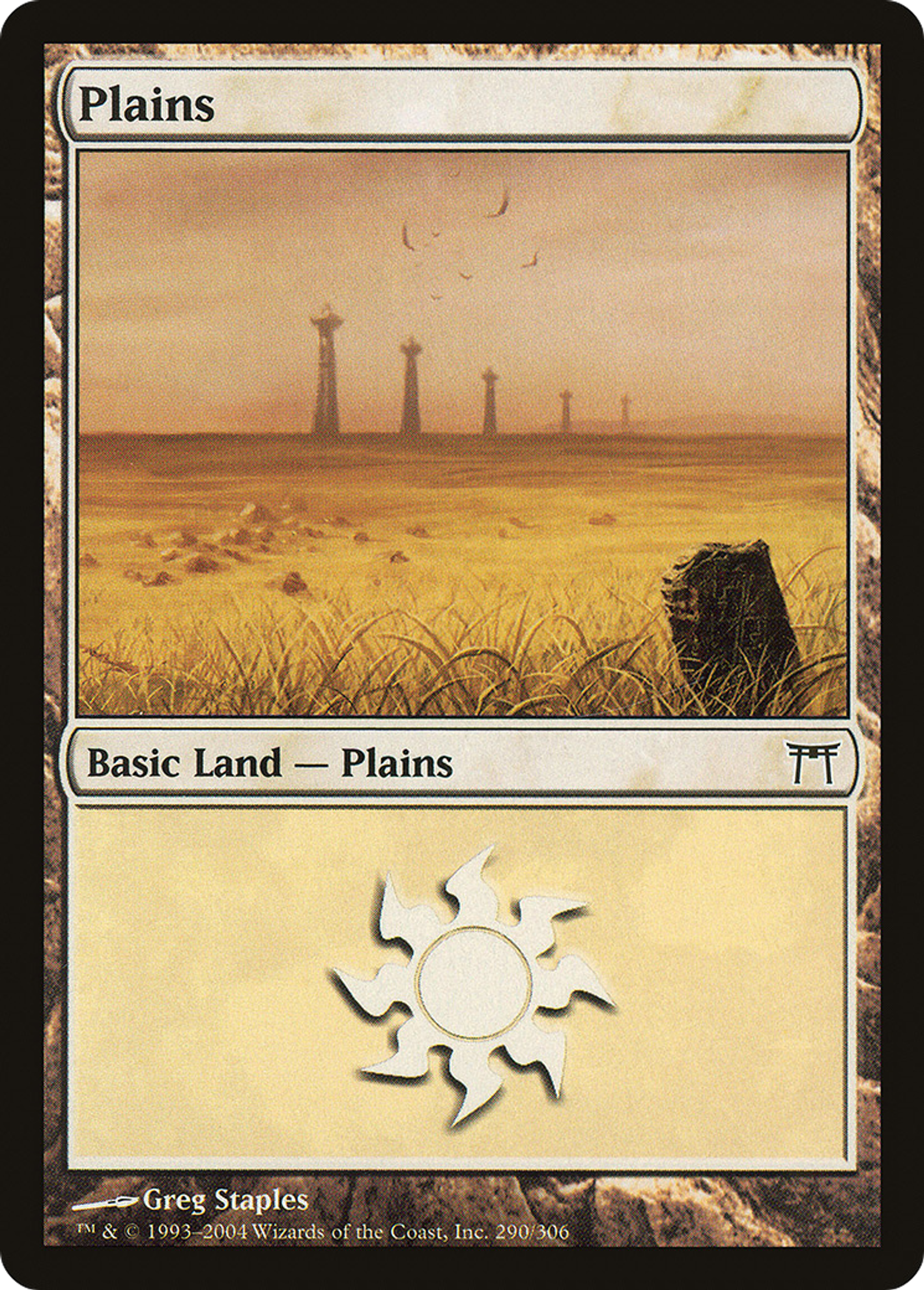 Plaine — Champions of Kamigawa — Magic: The Gathering