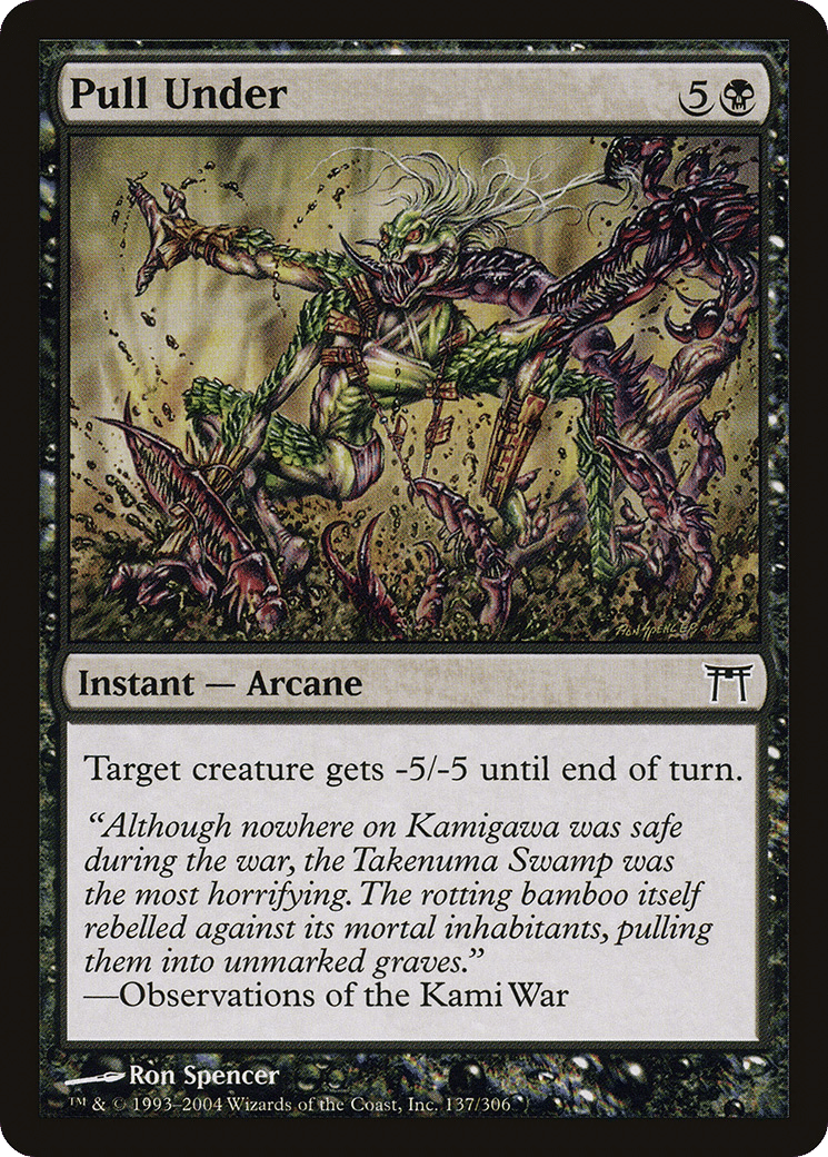 Pull Under — Champions of Kamigawa — Magic: The Gathering