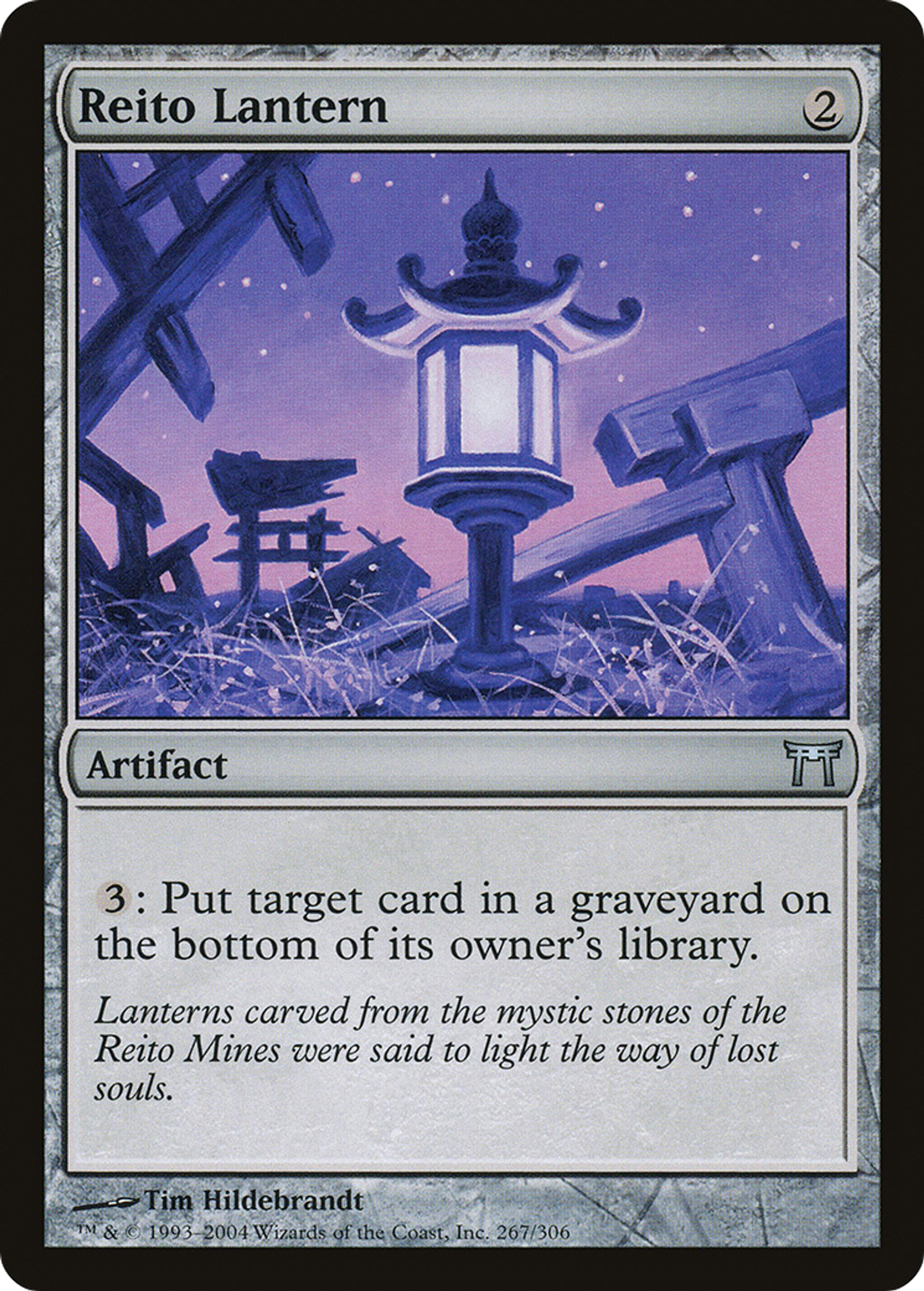Lanterne de Reito — Champions of Kamigawa — Magic: The Gathering