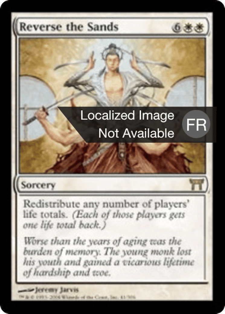 Inversion de sablier — Champions of Kamigawa — Magic: The Gathering