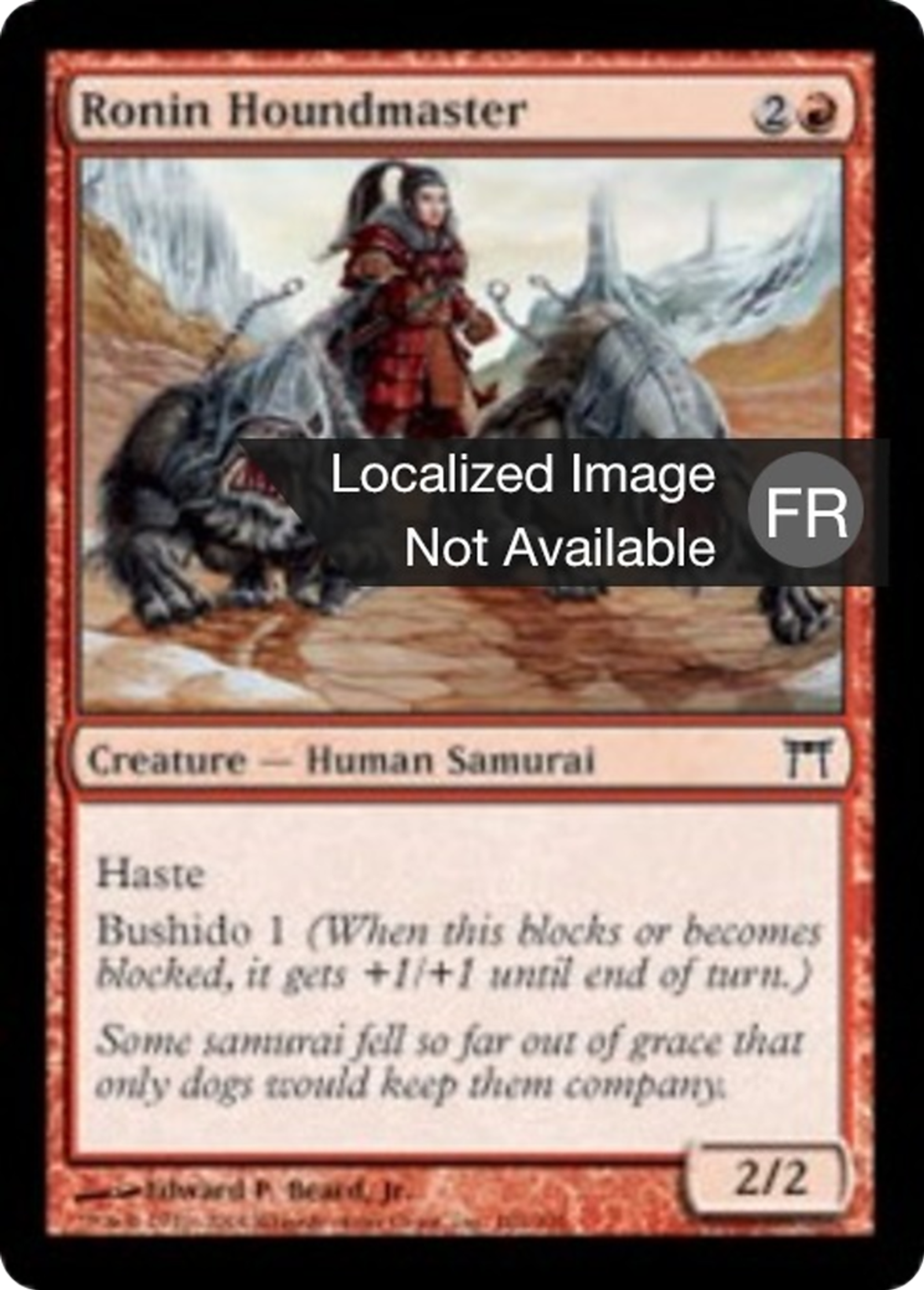 Ronin maître-chien — Champions of Kamigawa — Magic: The Gathering