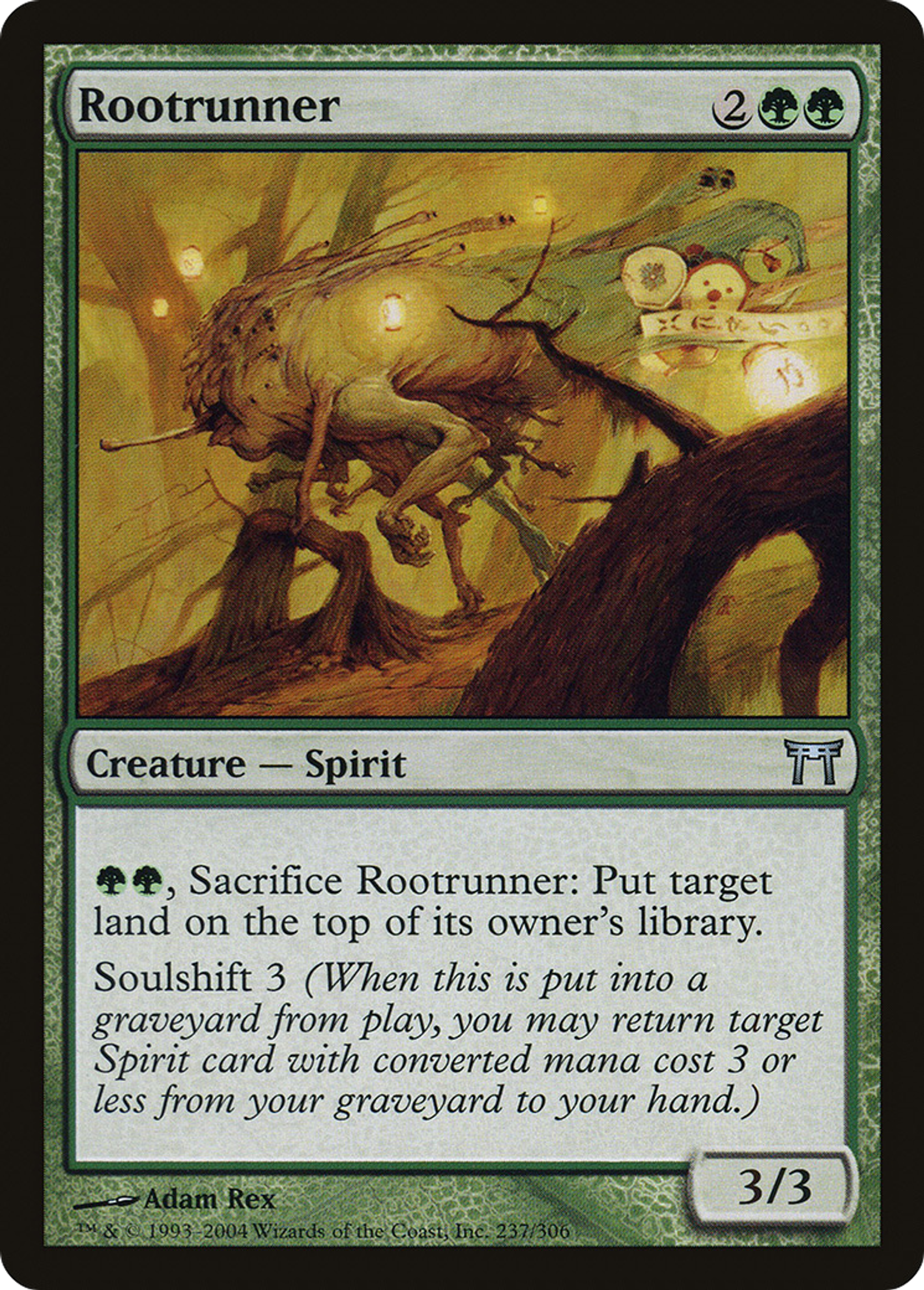 Coureur des racines — Champions of Kamigawa — Magic: The Gathering