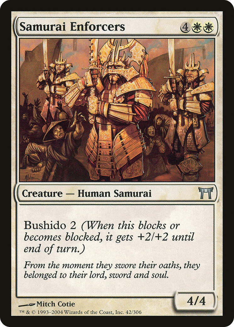 Samurai Enforcers — Champions of Kamigawa — Magic: The Gathering
