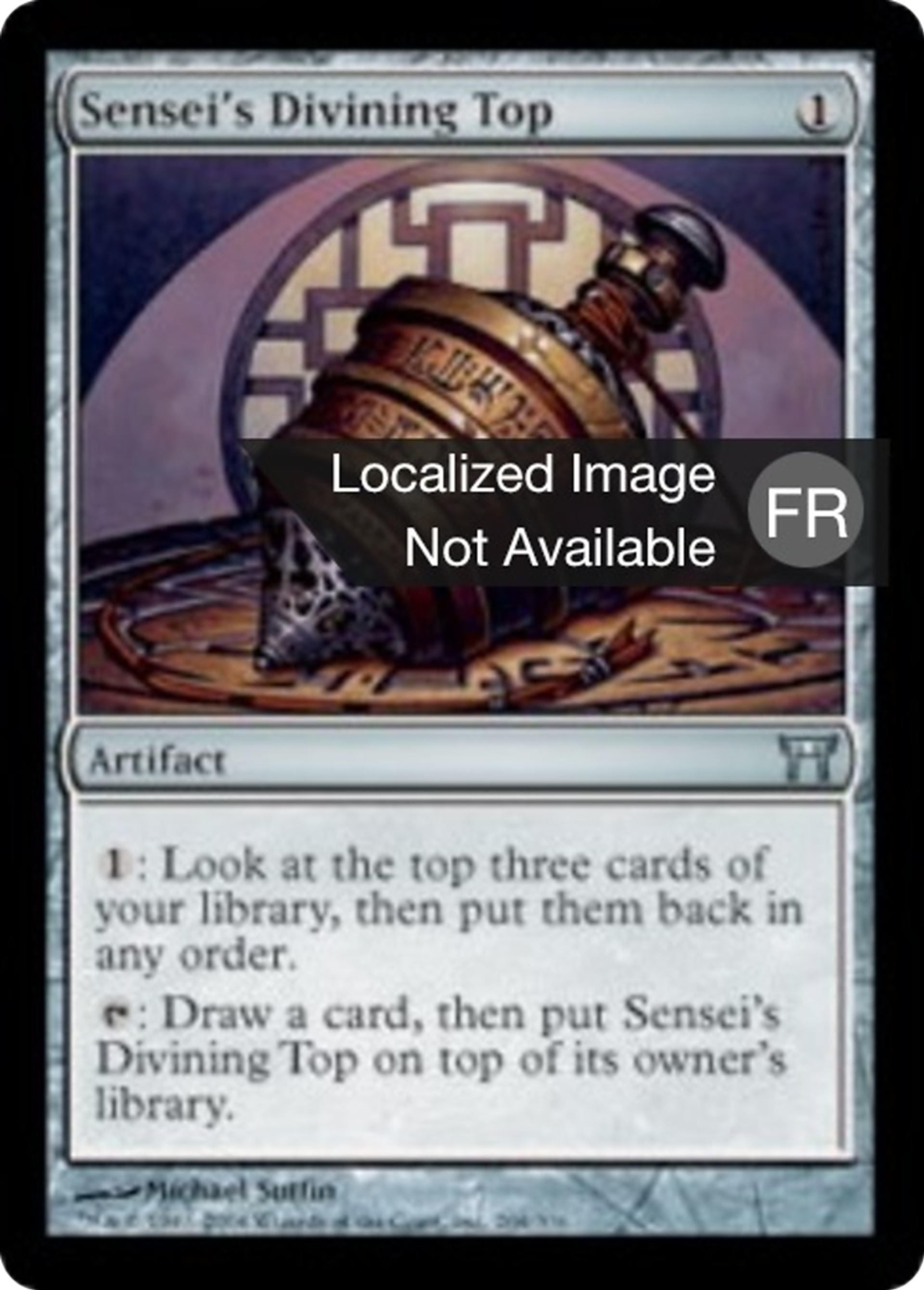 Toupie de divination du sensei — Champions of Kamigawa — Magic: The Gathering