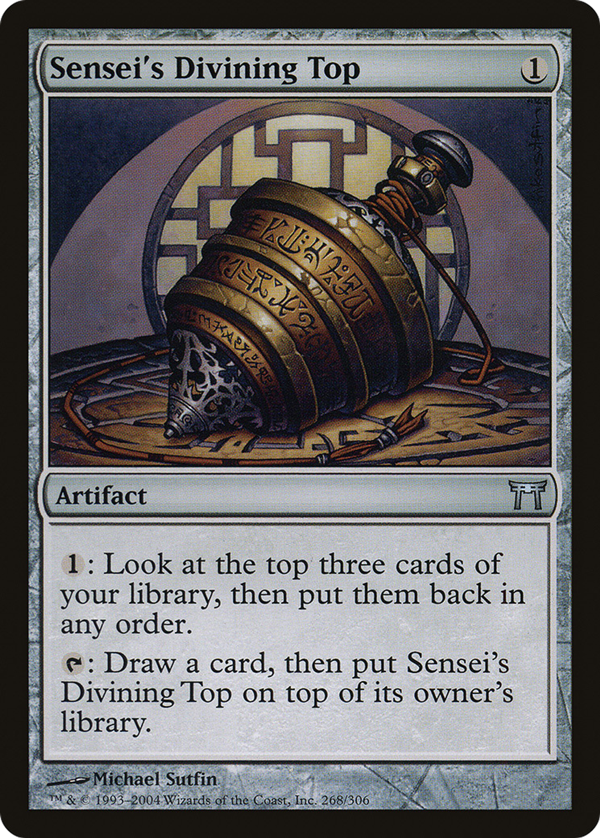 Toupie de divination du sensei — Champions of Kamigawa — Magic: The Gathering