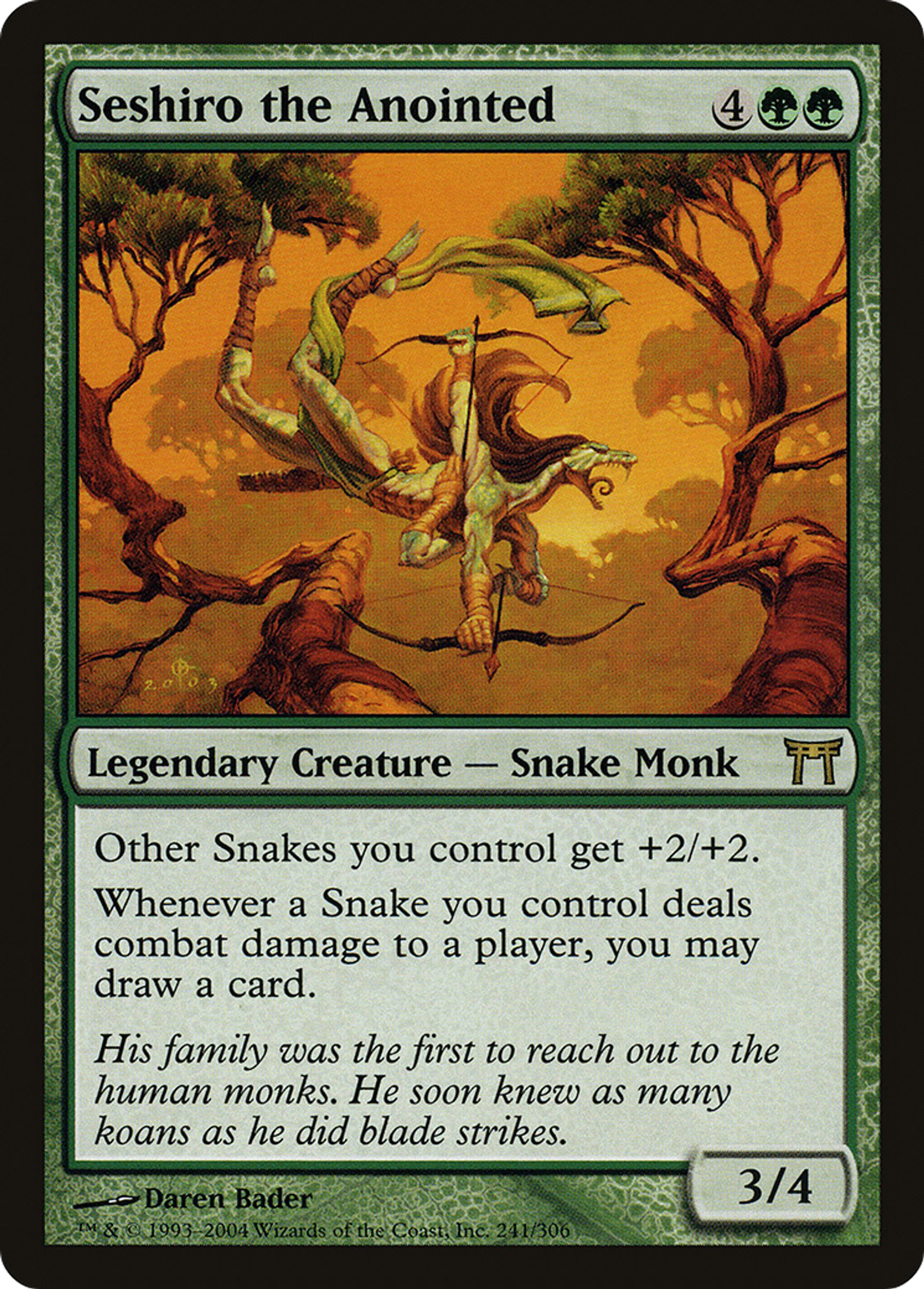 Seshiro l'Oint — Champions of Kamigawa — Magic: The Gathering