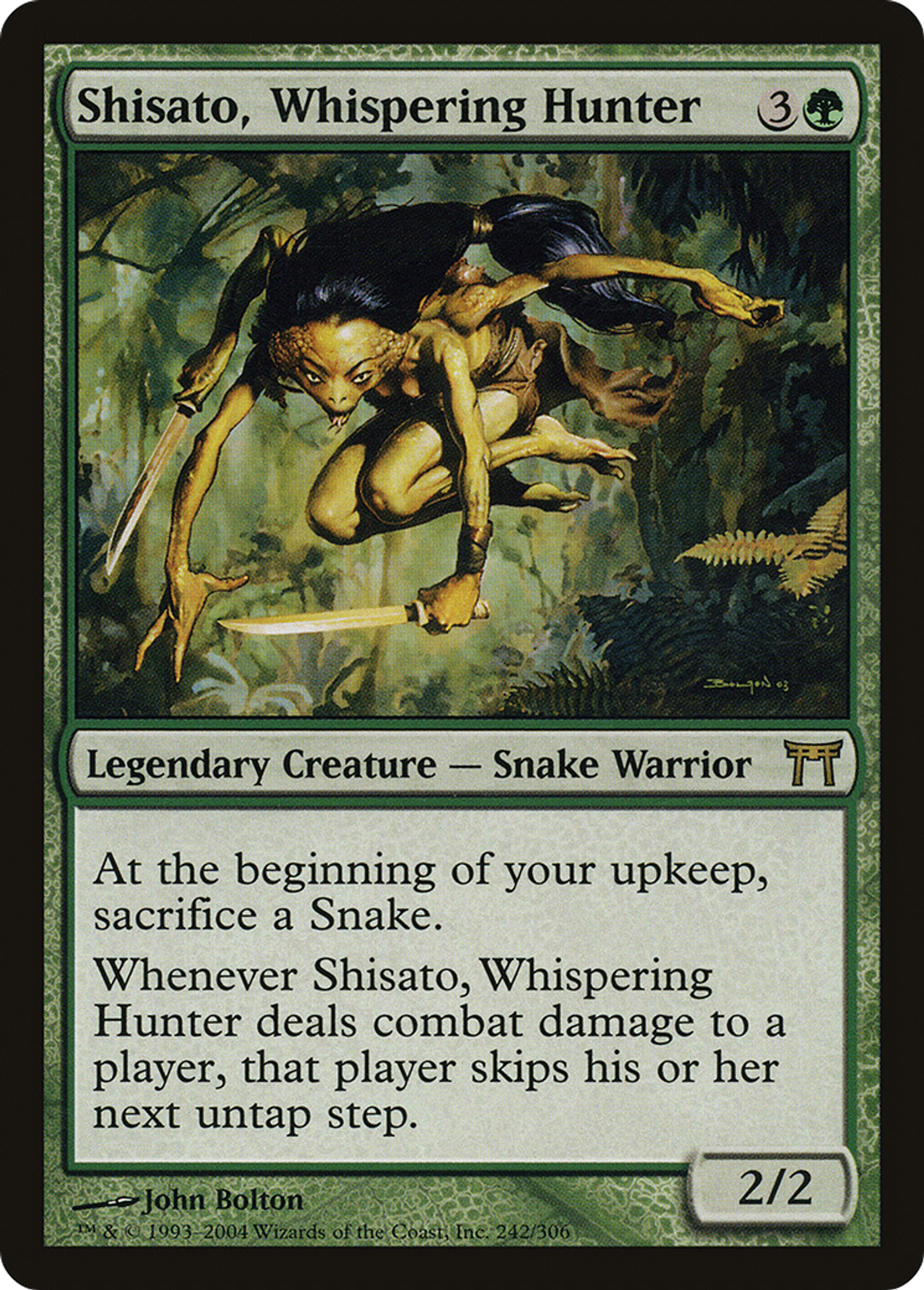 Shisato, la chasseresse — Champions of Kamigawa — Magic: The Gathering