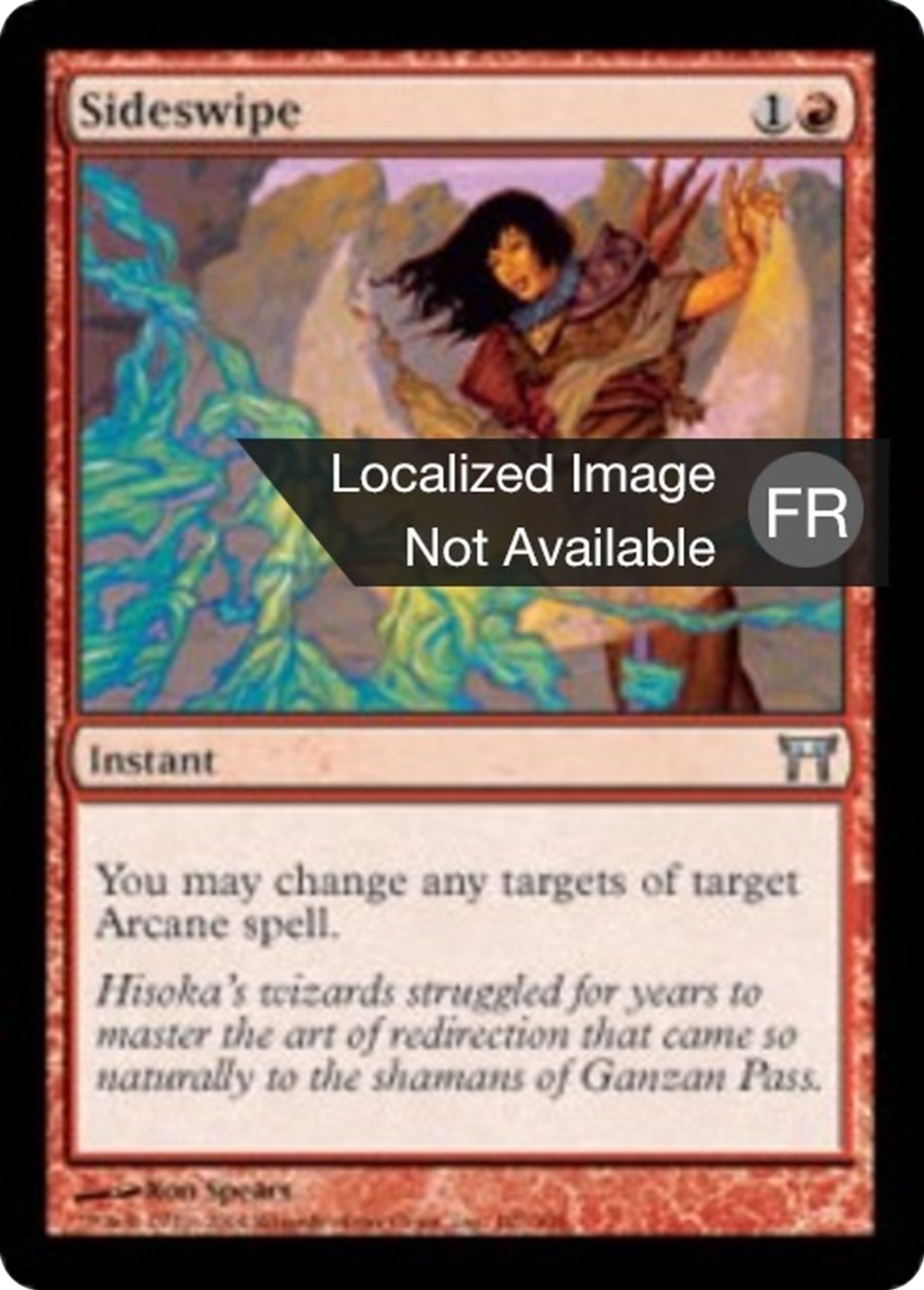 Frappe oblique — Champions of Kamigawa — Magic: The Gathering
