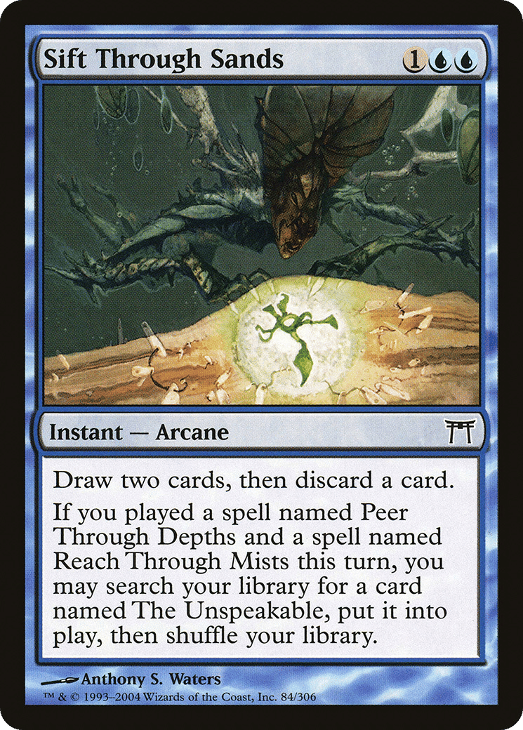 Sift Through Sands — Champions of Kamigawa — Magic: The Gathering
