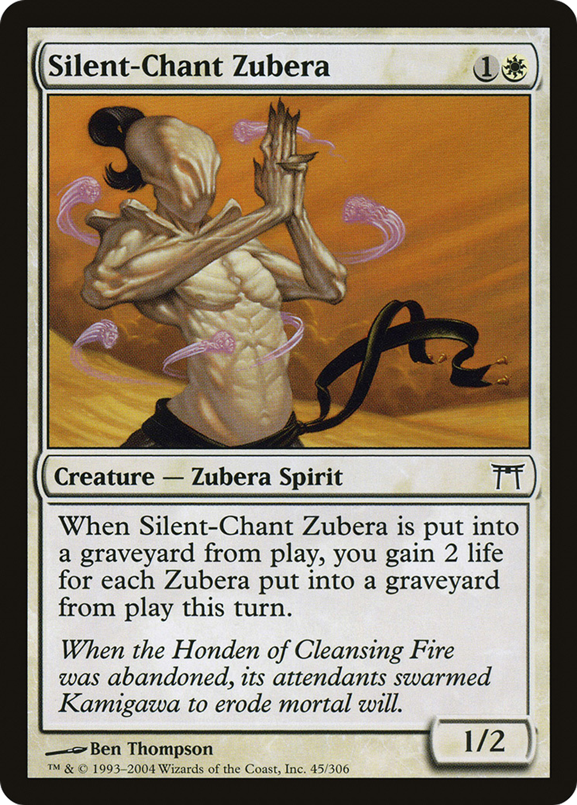 Zubera au chant silencieux — Champions of Kamigawa — Magic: The Gathering