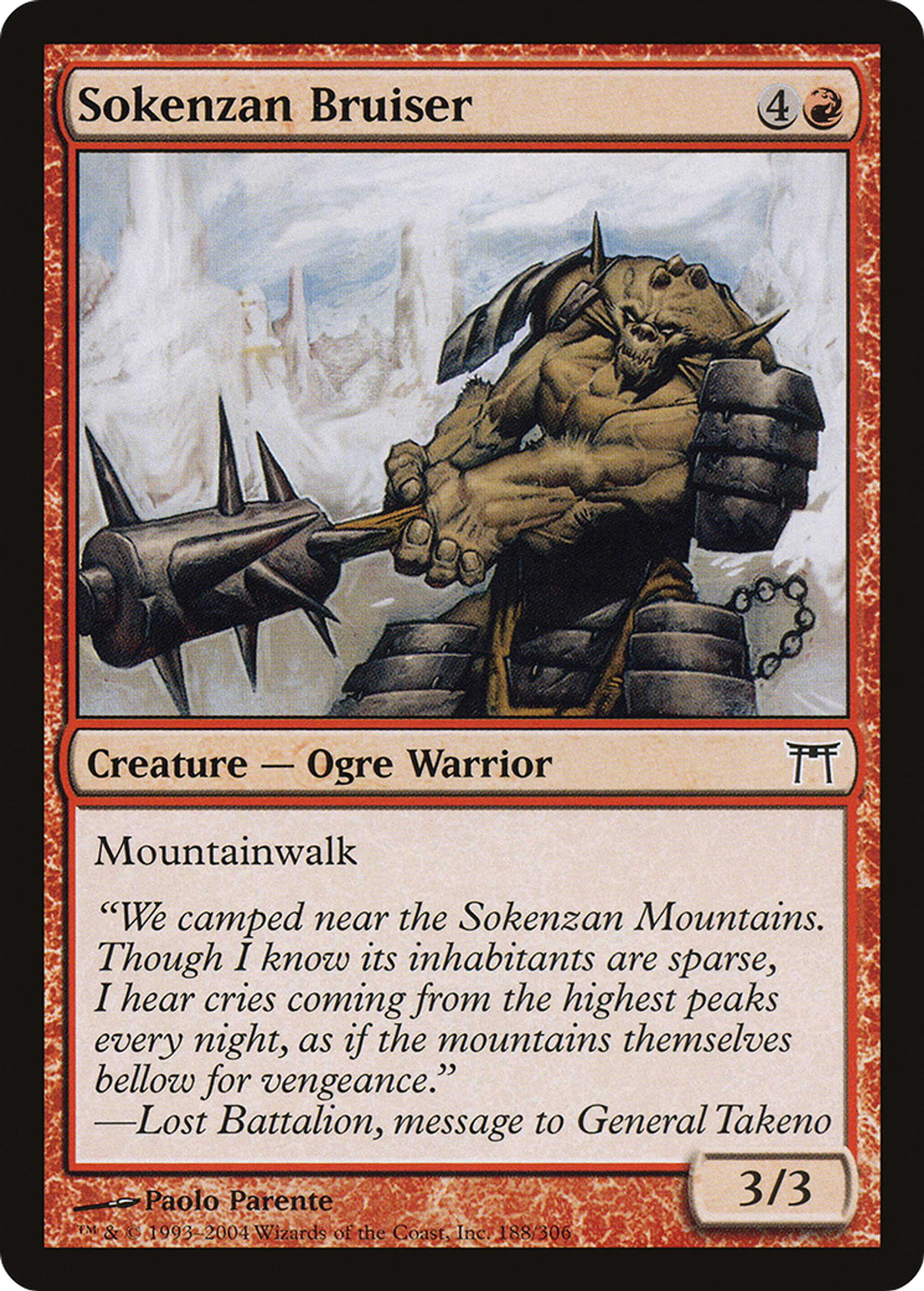 Cogneur de Sokenzan — Champions of Kamigawa — Magic: The Gathering