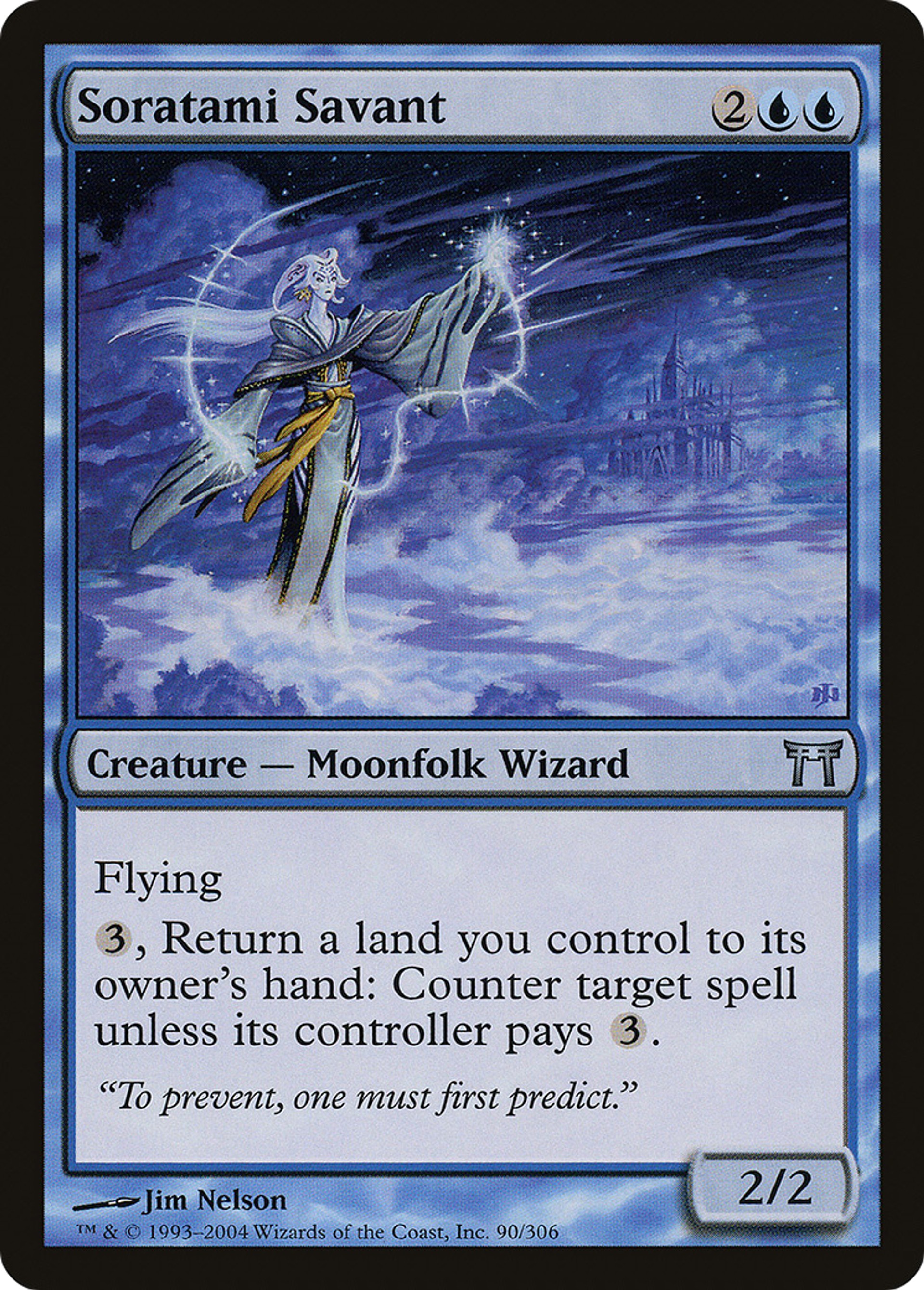 Savante soratami — Champions of Kamigawa — Magic: The Gathering