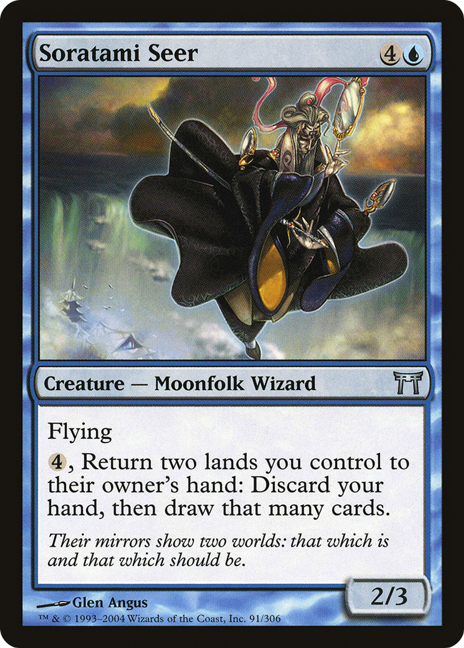 Voyant soratami — Champions of Kamigawa — Magic: The Gathering