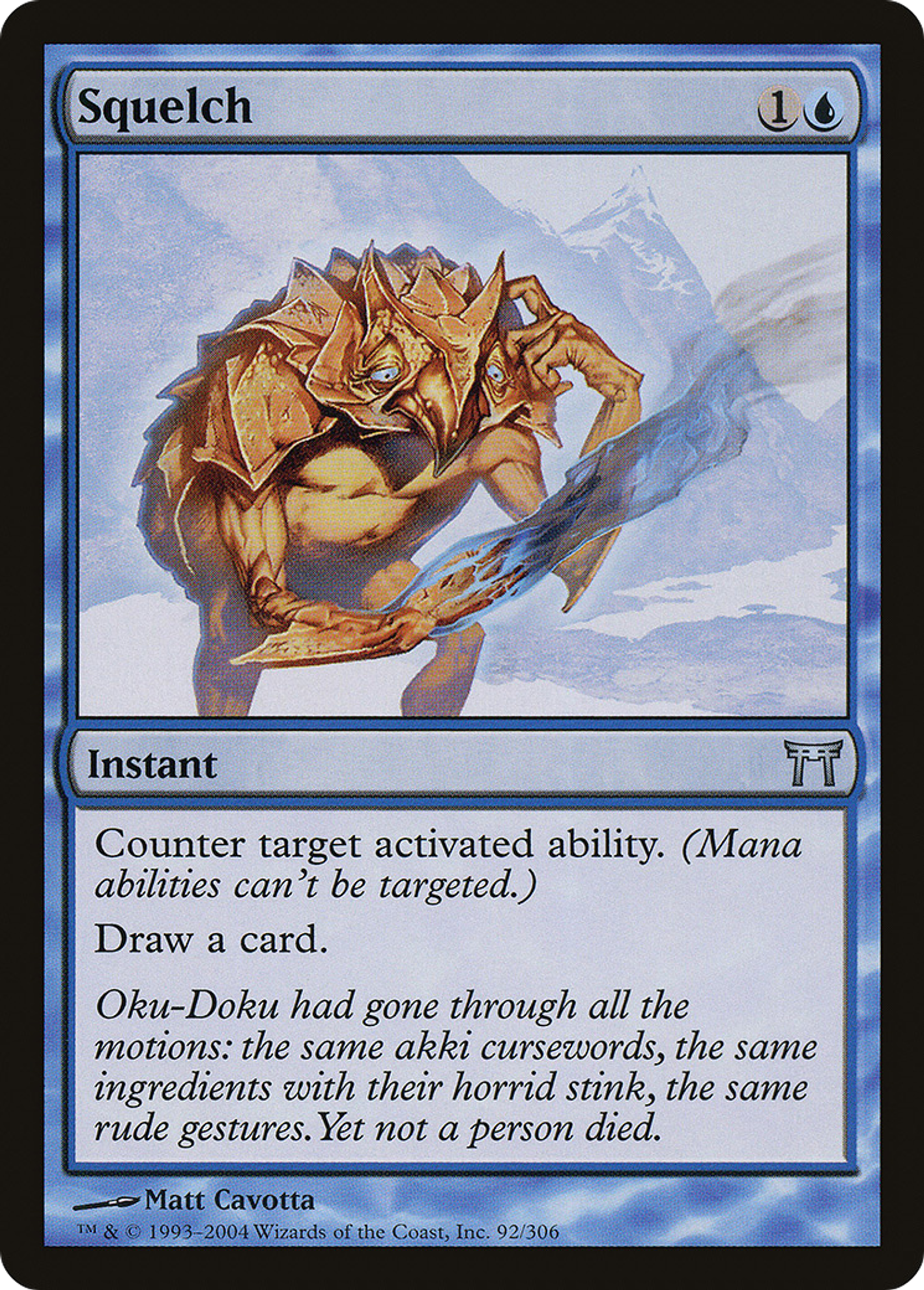 Inhibition — Champions of Kamigawa — Magic: The Gathering