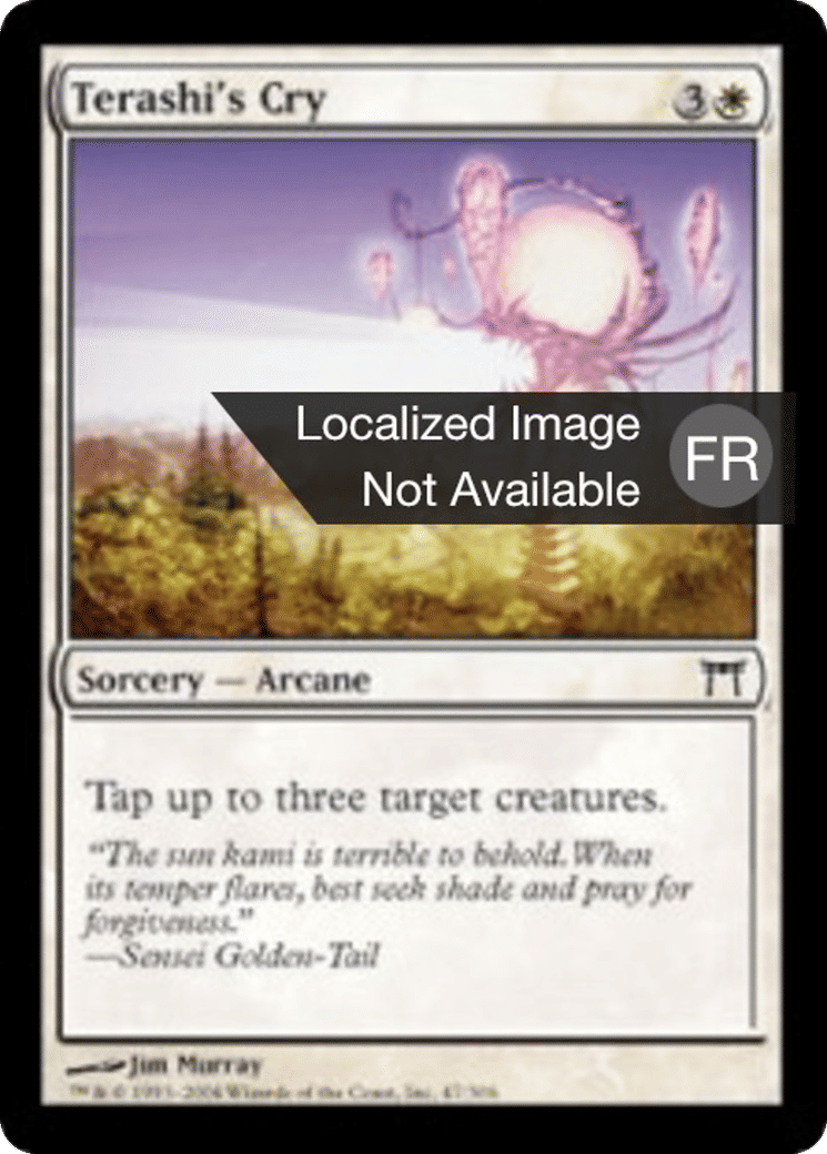 Cri de Terashi — Champions of Kamigawa — Magic: The Gathering