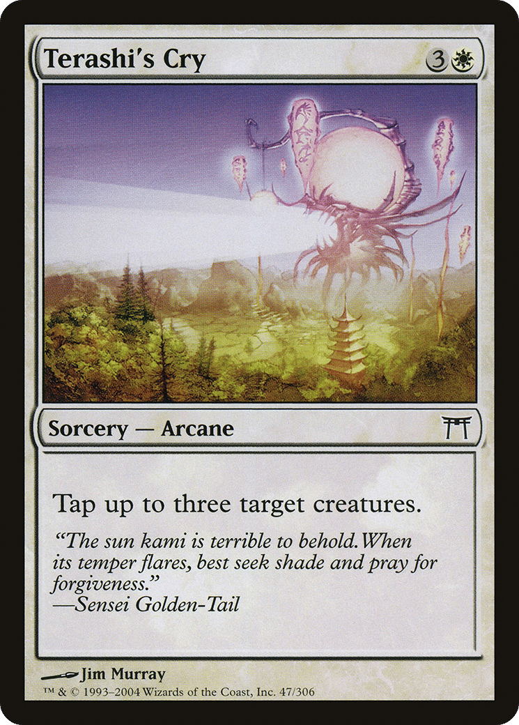 Terashi's Cry — Champions of Kamigawa — Magic: The Gathering