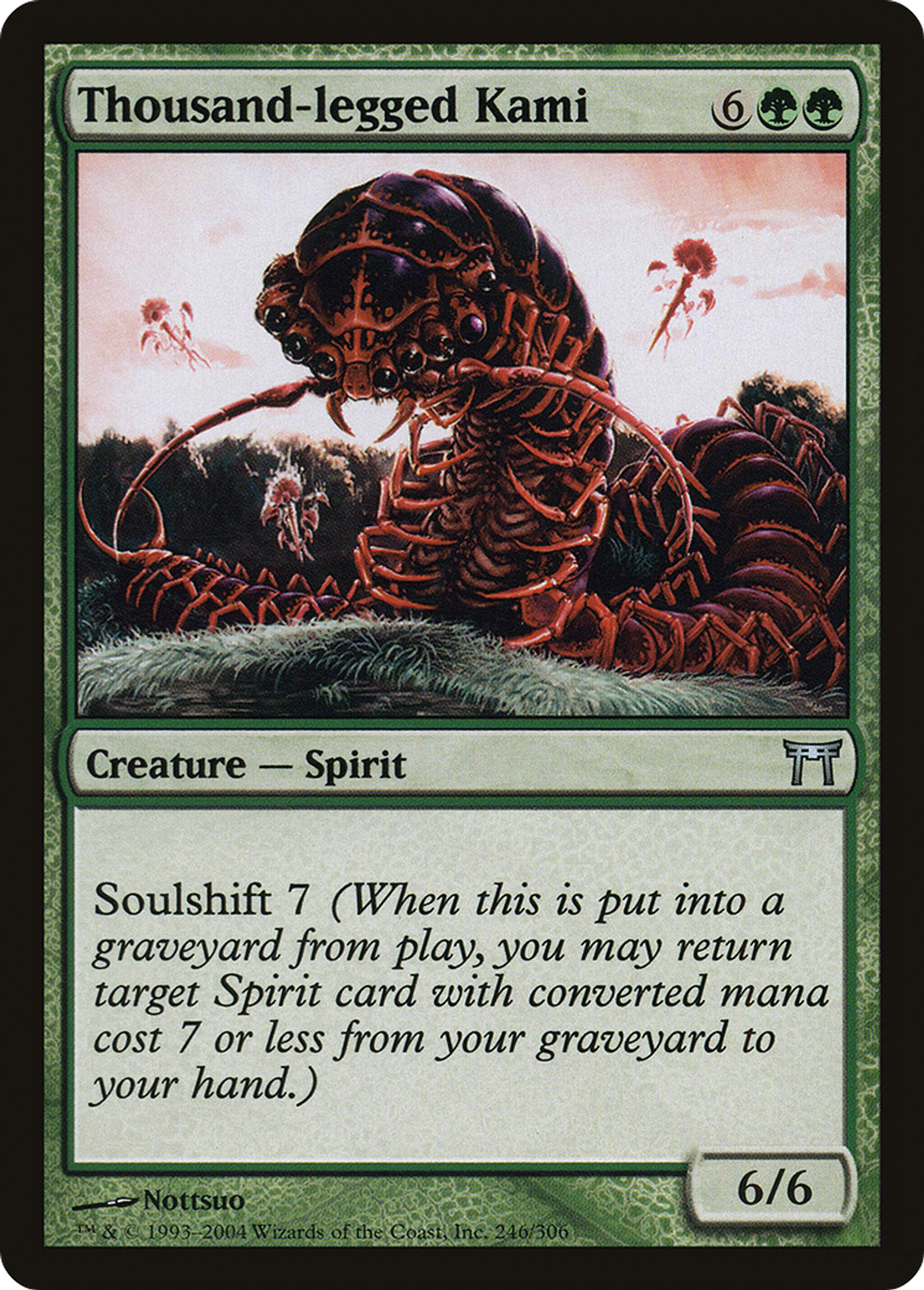 Kami aux mille pattes — Champions of Kamigawa — Magic: The Gathering