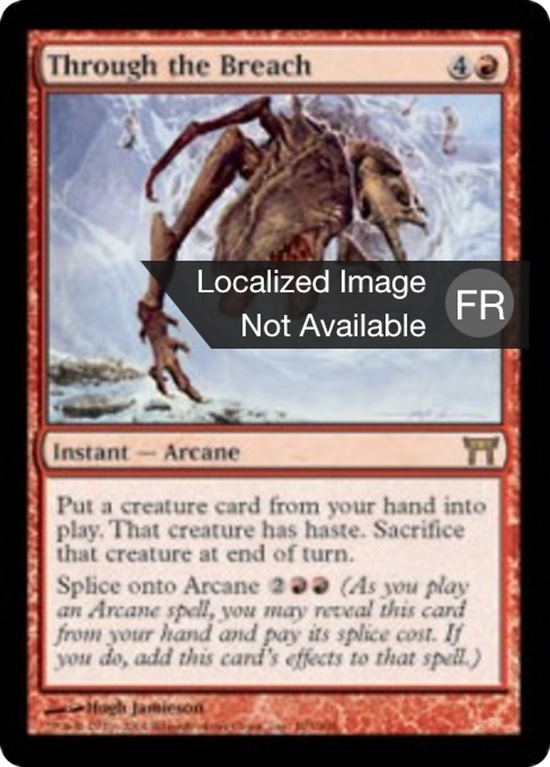 Dans la brèche — Champions of Kamigawa — Magic: The Gathering