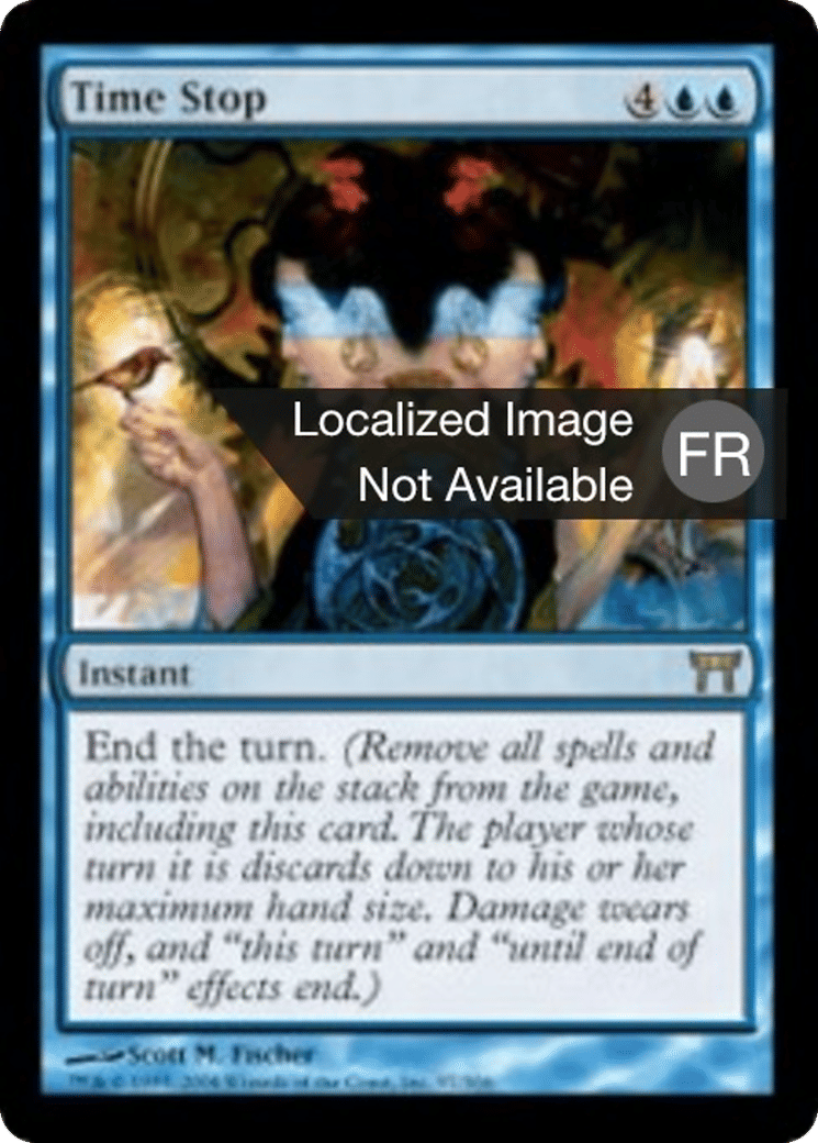 Arrêt du temps — Champions of Kamigawa — Magic: The Gathering