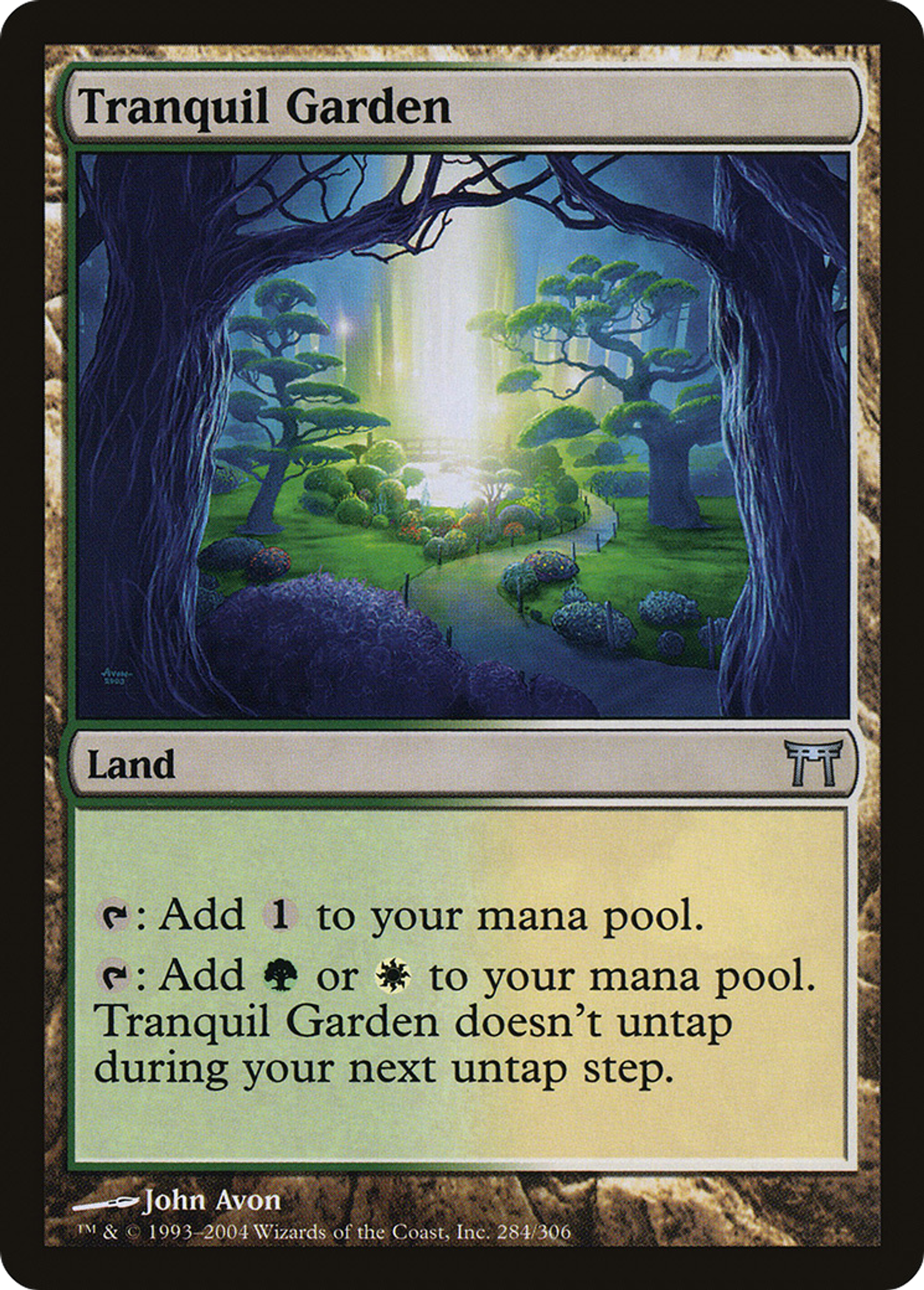 Jardin tranquille — Champions of Kamigawa — Magic: The Gathering