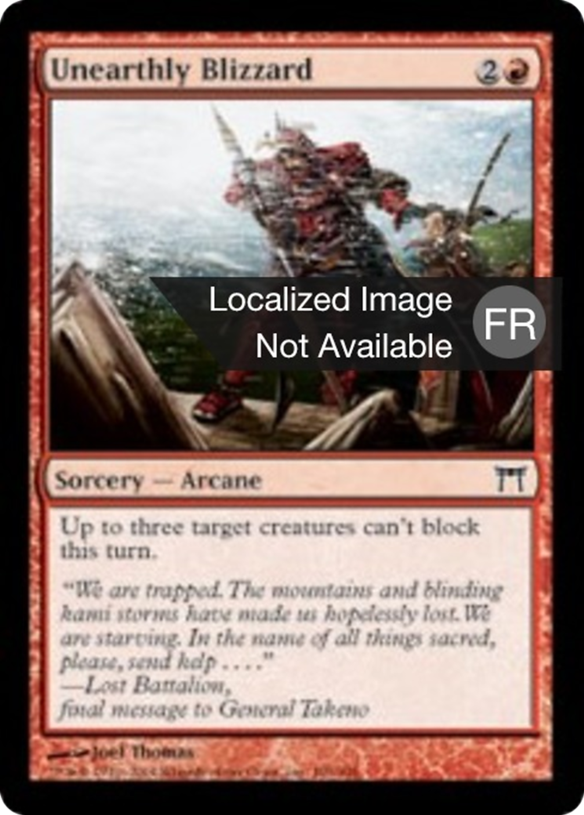 Blizzard surnaturel — Champions of Kamigawa — Magic: The Gathering